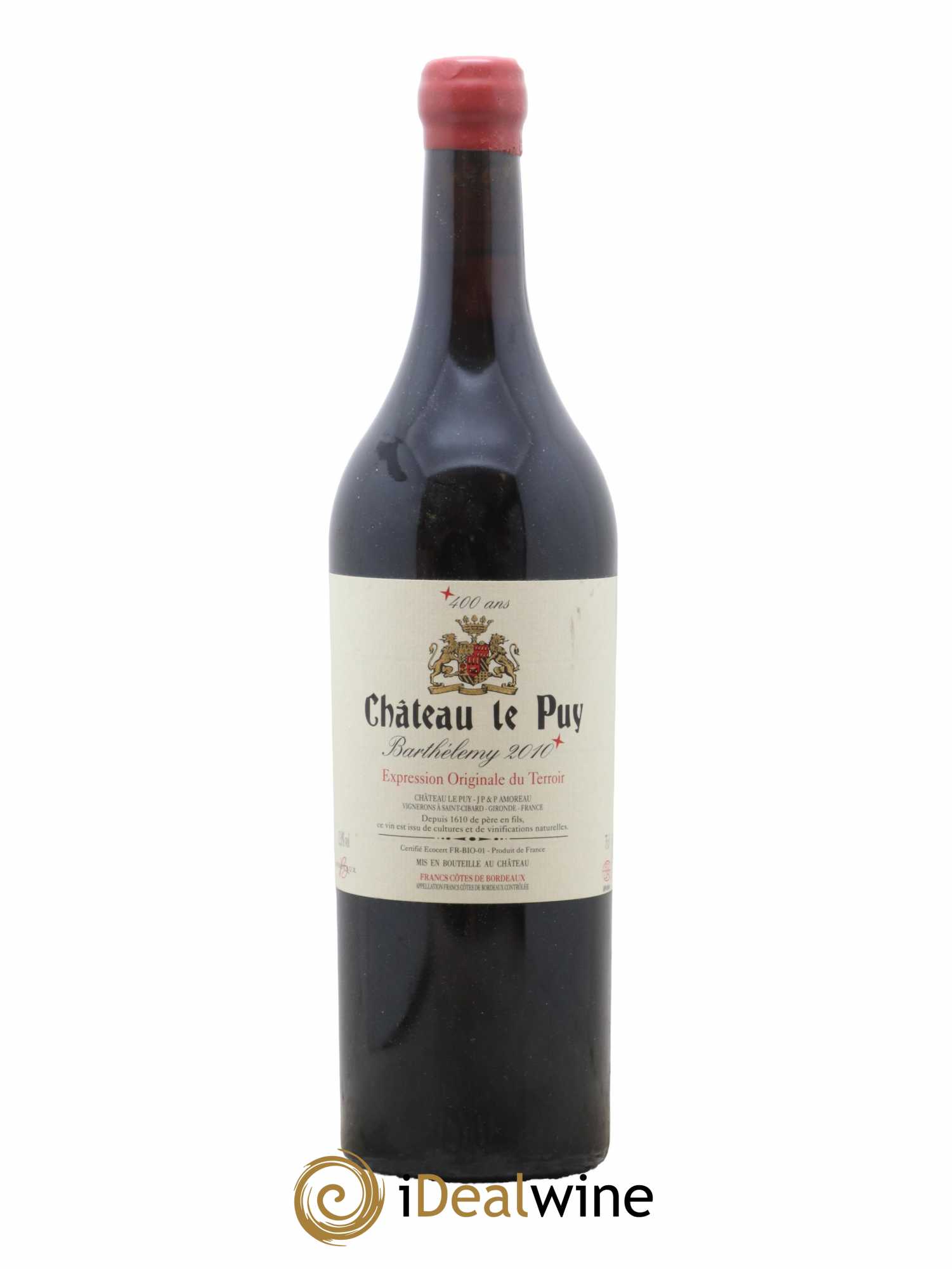 Le Puy - Cuvée Barthélemy 2010 - Lot de 1 bouteille - 0