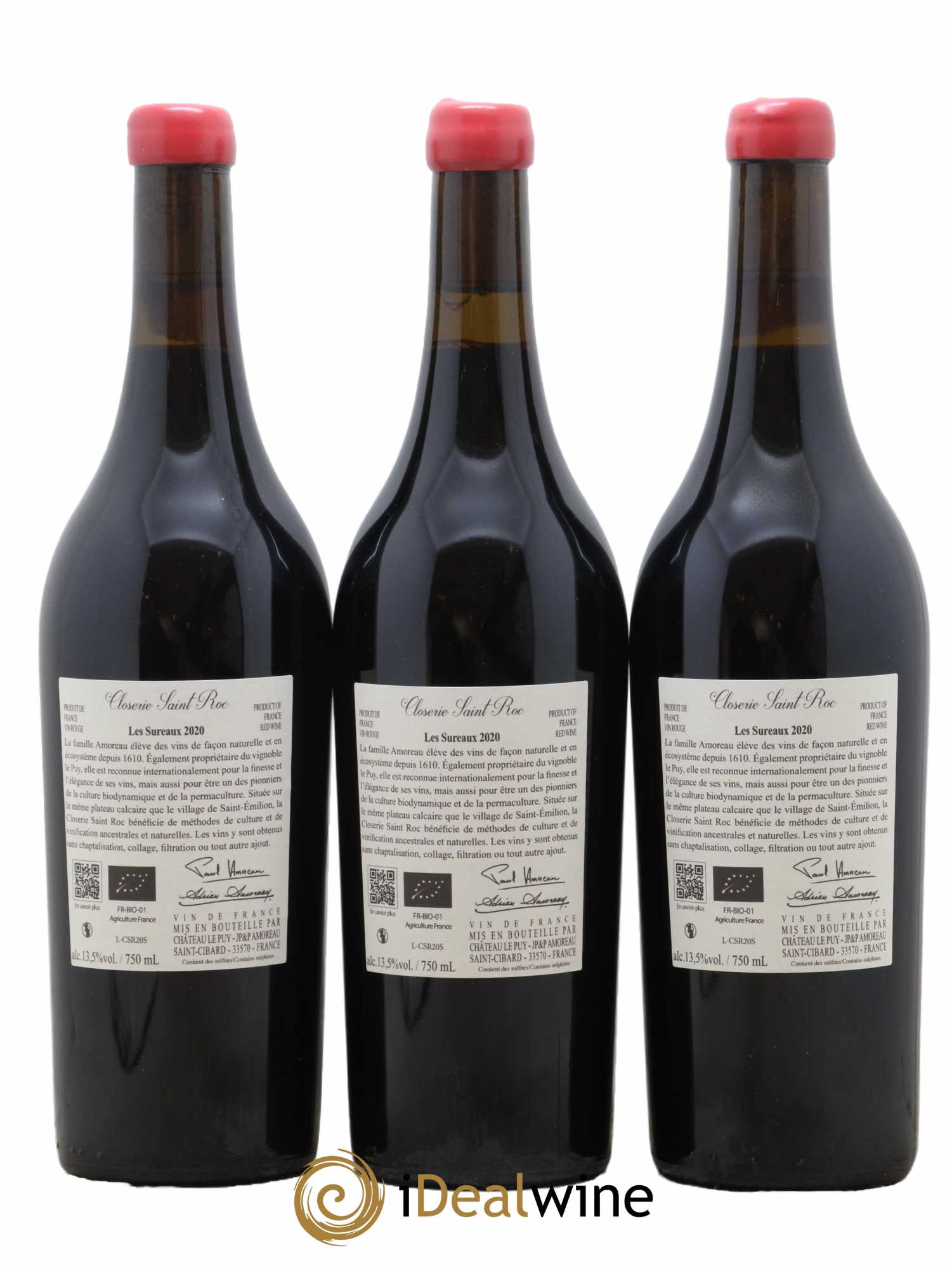 Closerie Saint Roc Les Sureaux 2020 - Lot de 6 bouteilles - 4
