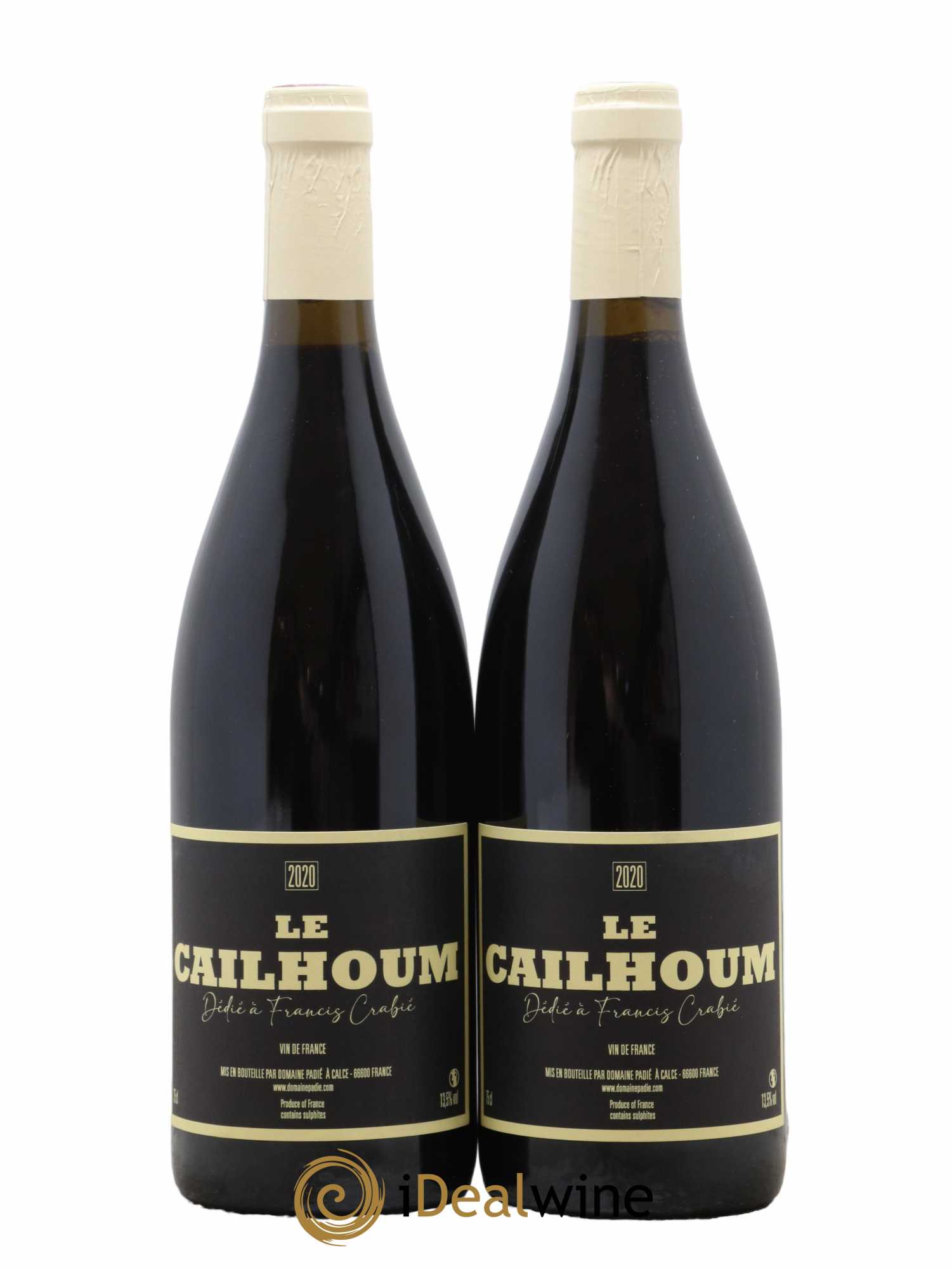 Vin de France Cailhoum Domaine J P Padie 2020 - Lot de 2 bouteilles - 0