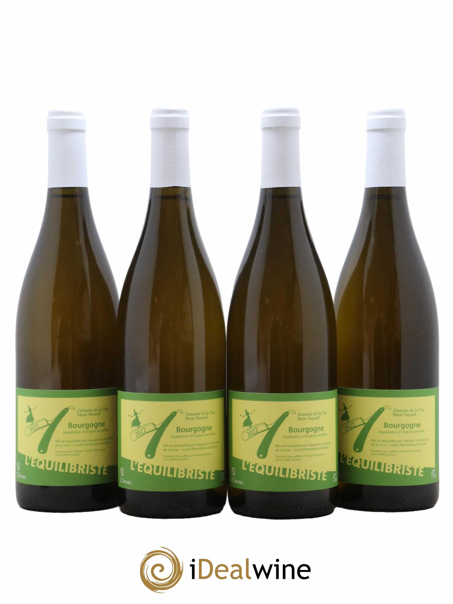 Bourgogne L'équilibriste Domaine de la Cras - Marc Soyard 2022 - Lot de 4 bouteilles - 0