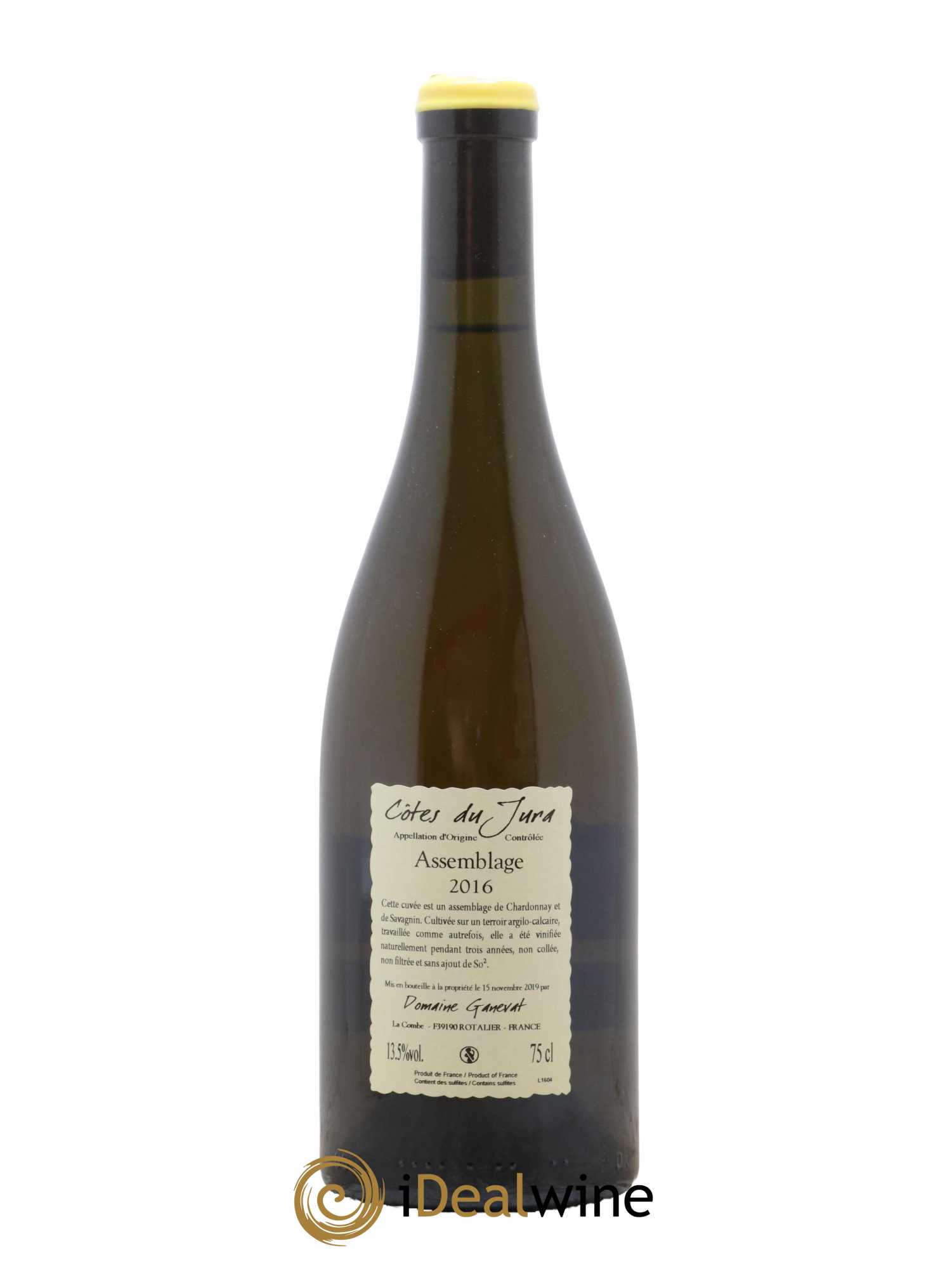 Côtes du Jura Cuvée Orégane Jean-François Ganevat (Domaine) 2016 - Lot de 1 bouteille - 1