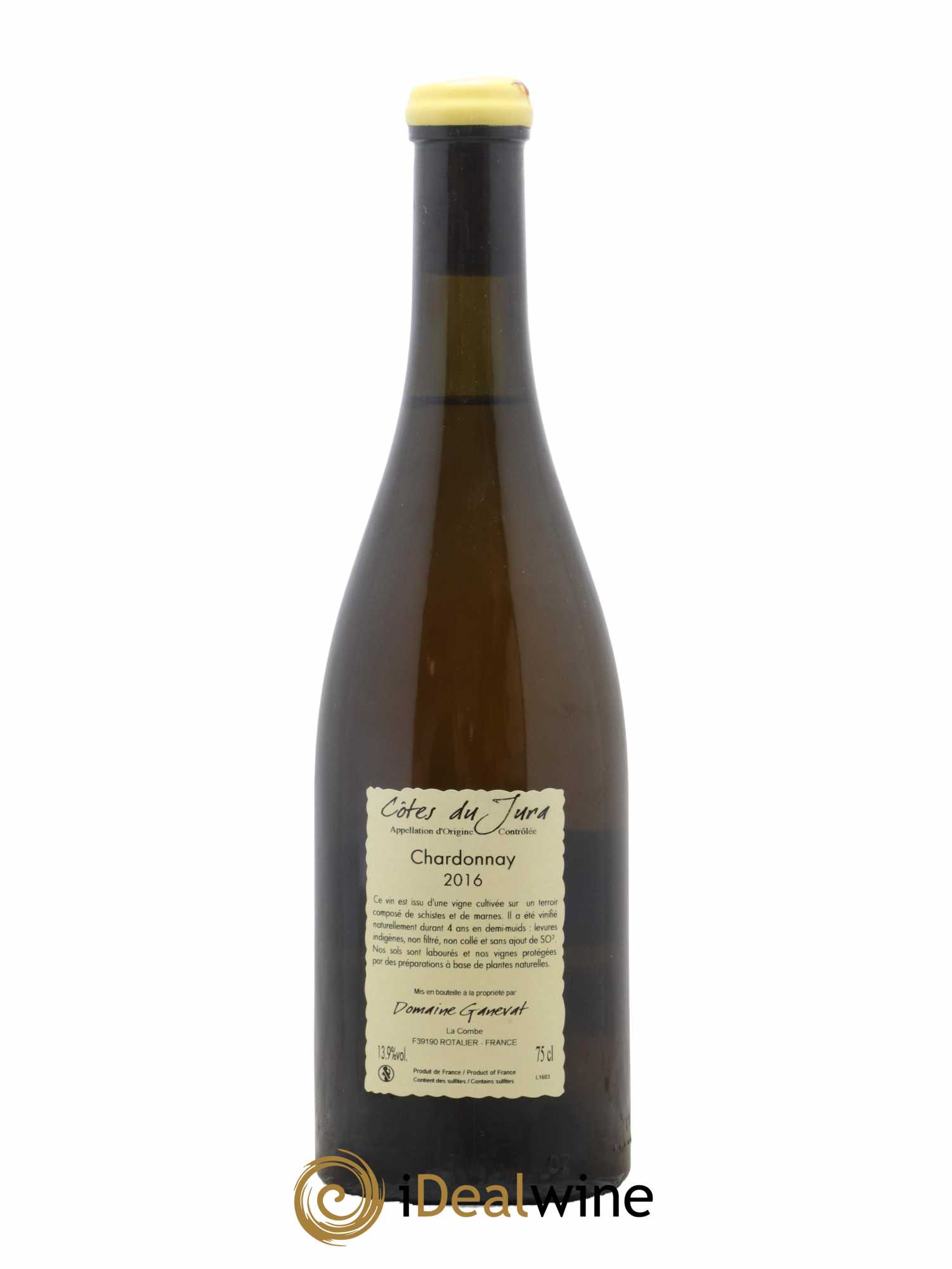 Côtes du Jura Grusse en Billat Jean-François Ganevat (Domaine) 2016 - Lot de 1 bouteille - 1