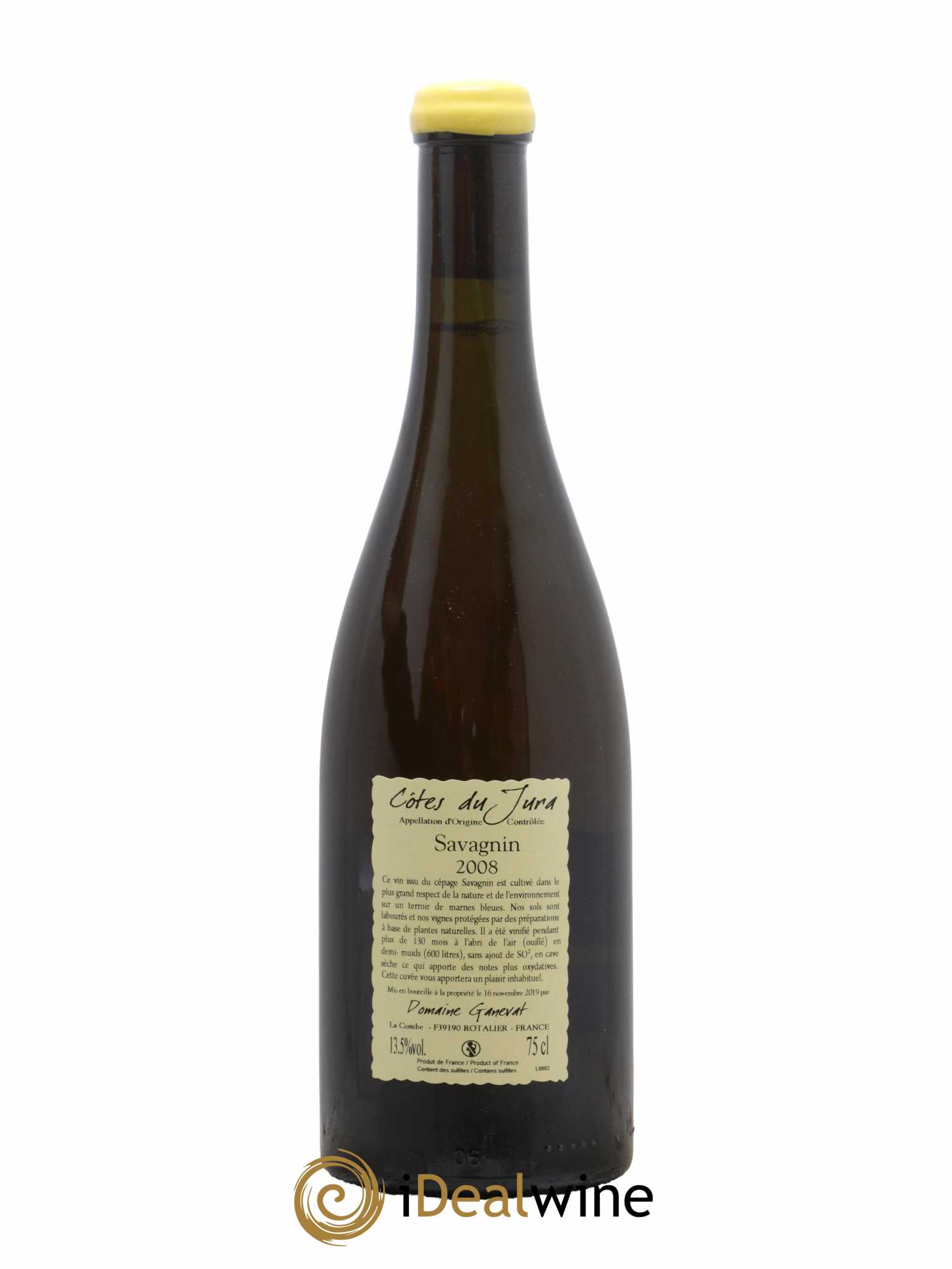 Côtes du Jura Les Vignes de mon Père Jean-François Ganevat (Domaine) 2008 - Lot de 1 bouteille - 1