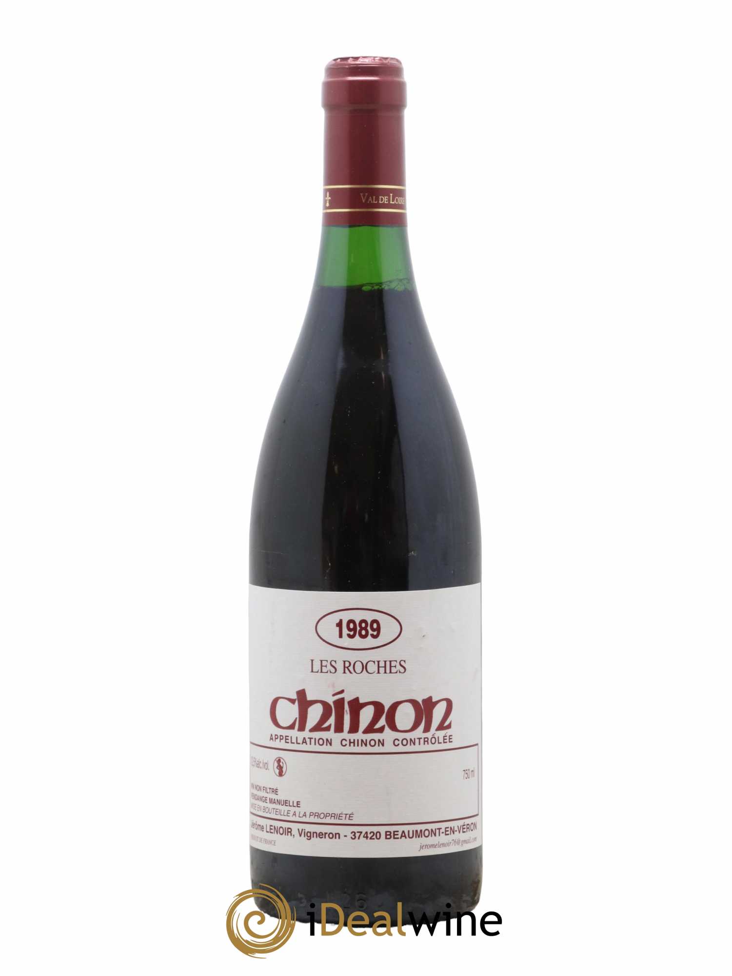 Chinon Les Roches Lenoir (Domaine) 1989 - Lot de 1 bouteille - 0