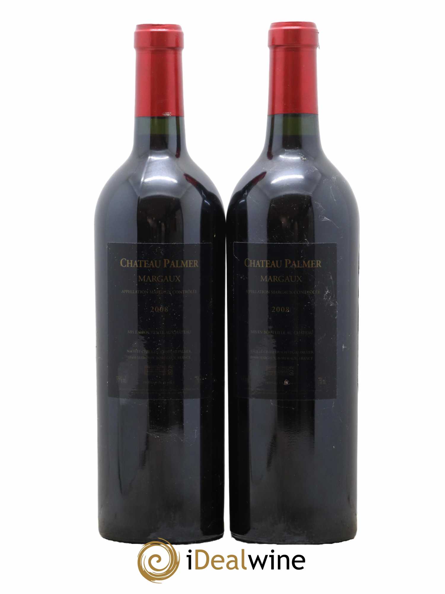 Château Palmer 3ème Grand Cru Classé 2008 - Lot de 2 bouteilles - 1