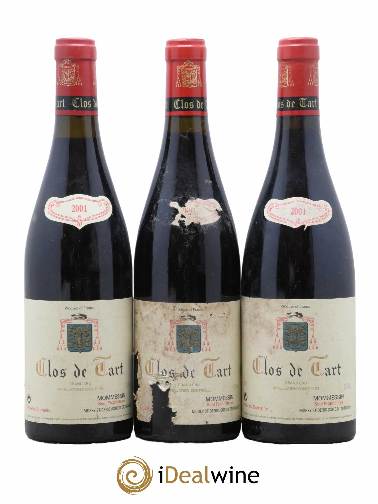 Clos de Tart Grand Cru Clos de Tart 2001 - Lot de 3 bouteilles - 0