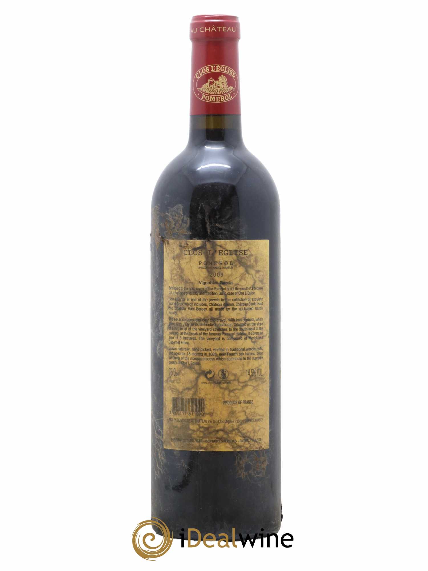 Clos l'Eglise 2009 - Lot de 1 bouteille - 1