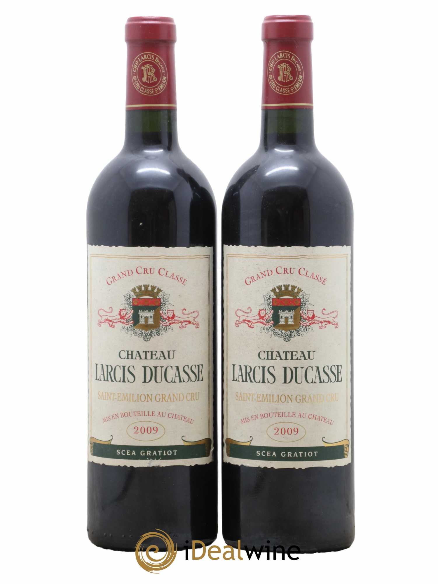 Château Larcis Ducasse 1er Grand Cru Classé B 2009 - Lot de 2 bouteilles - 0