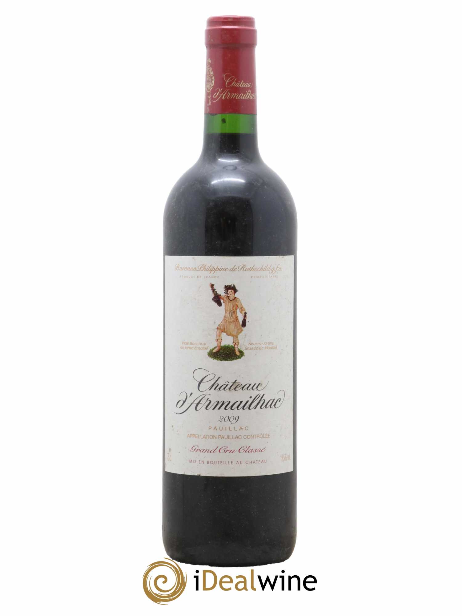 Château d' Armailhac - Mouton Baron(ne) Philippe 5ème Grand Cru Classé 2009 - Lot de 1 bouteille - 0