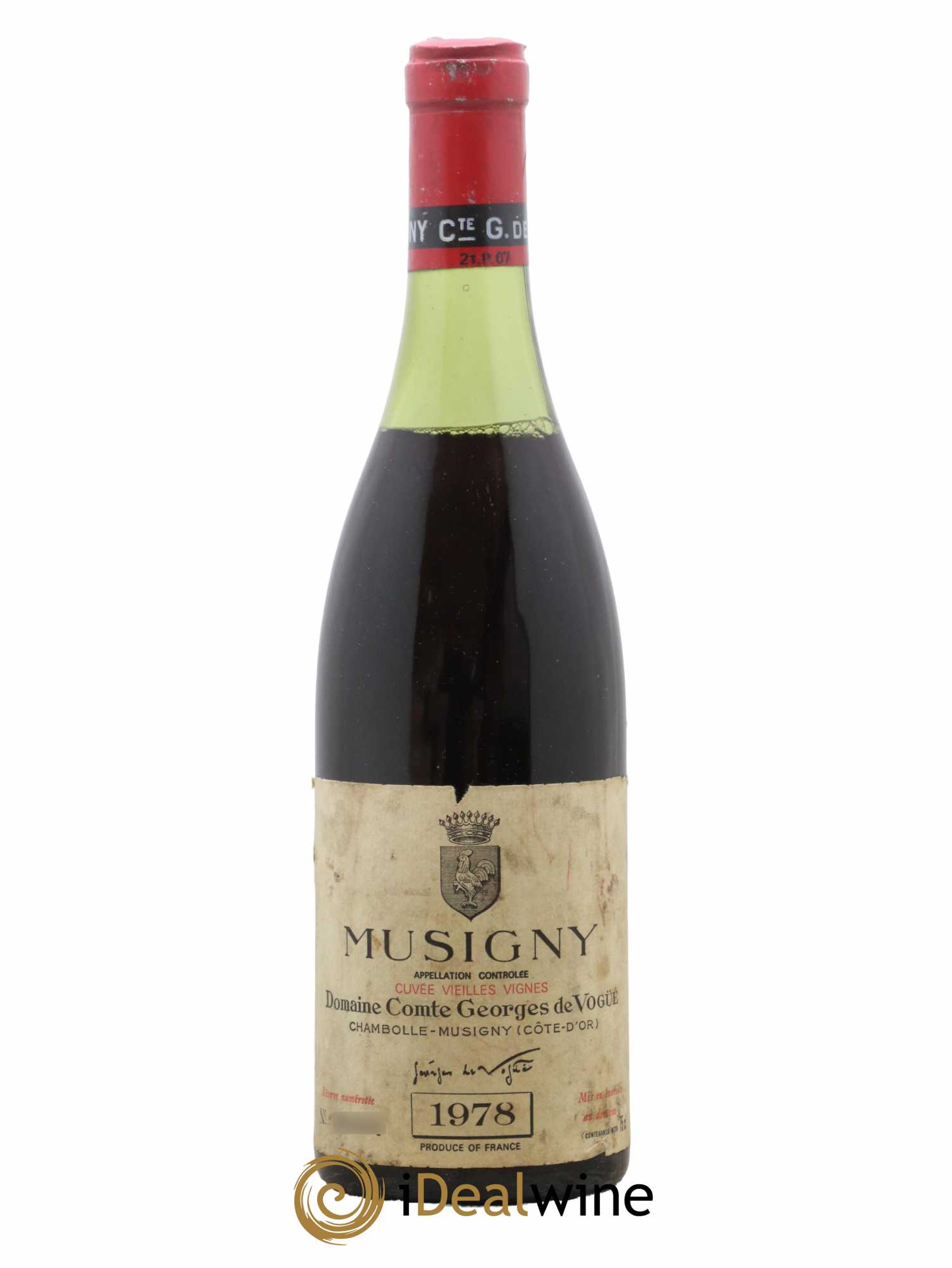 Musigny Grand Cru Cuvée Vieilles Vignes Comte Georges de Vogüé 1978 - Lot de 1 bouteille - 0