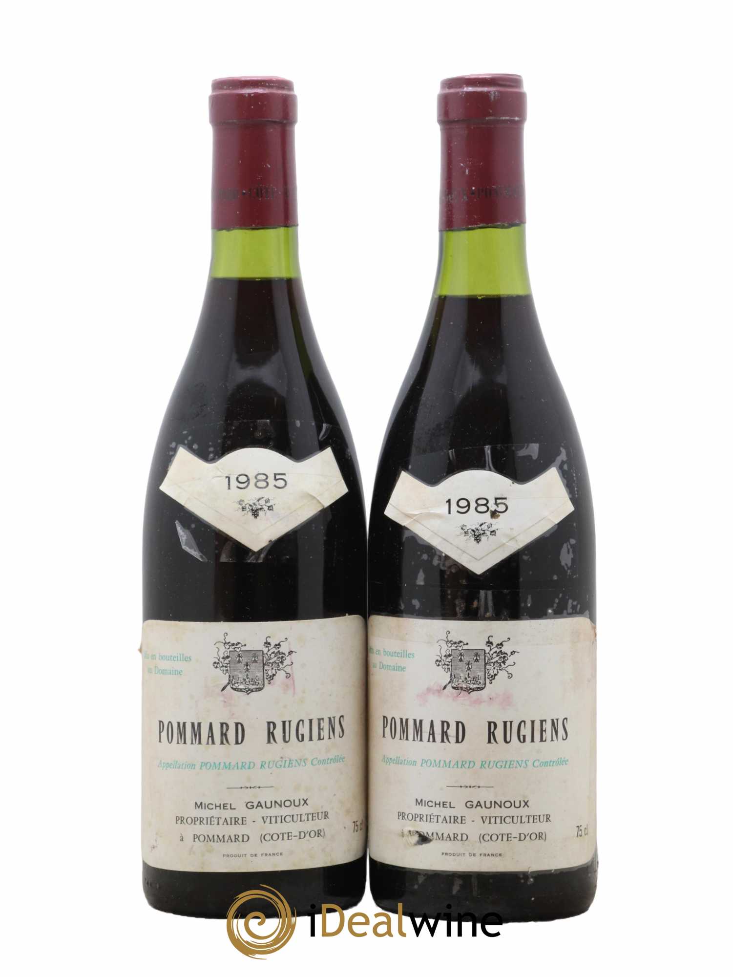 Pommard Rugiens Michel Gaunoux 1985 - Posten von 2 Flaschen - 0