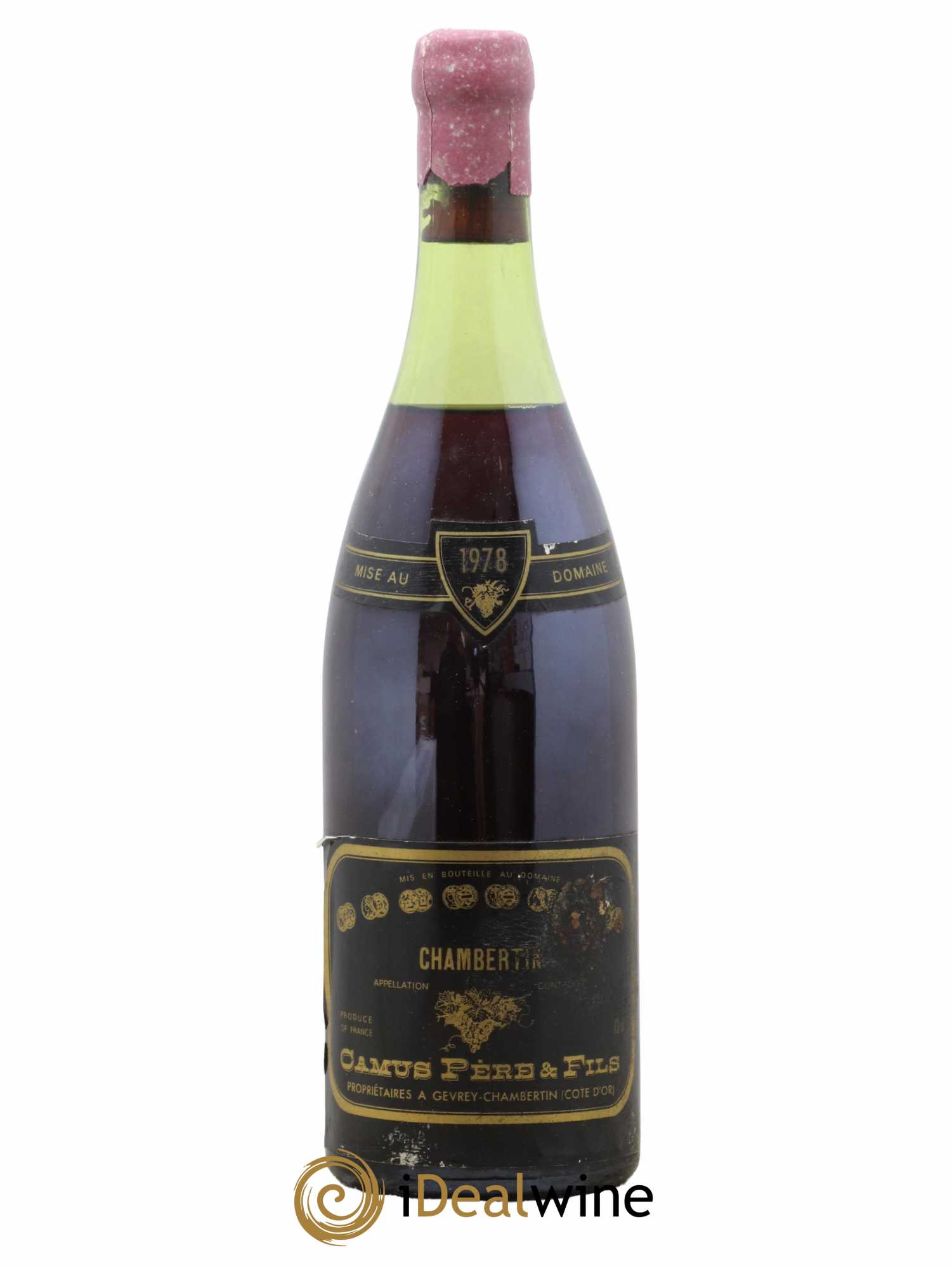 Chambertin Grand Cru Camus Père et Fils (Domaine) 1978 - Lot de 1 bouteille - 0