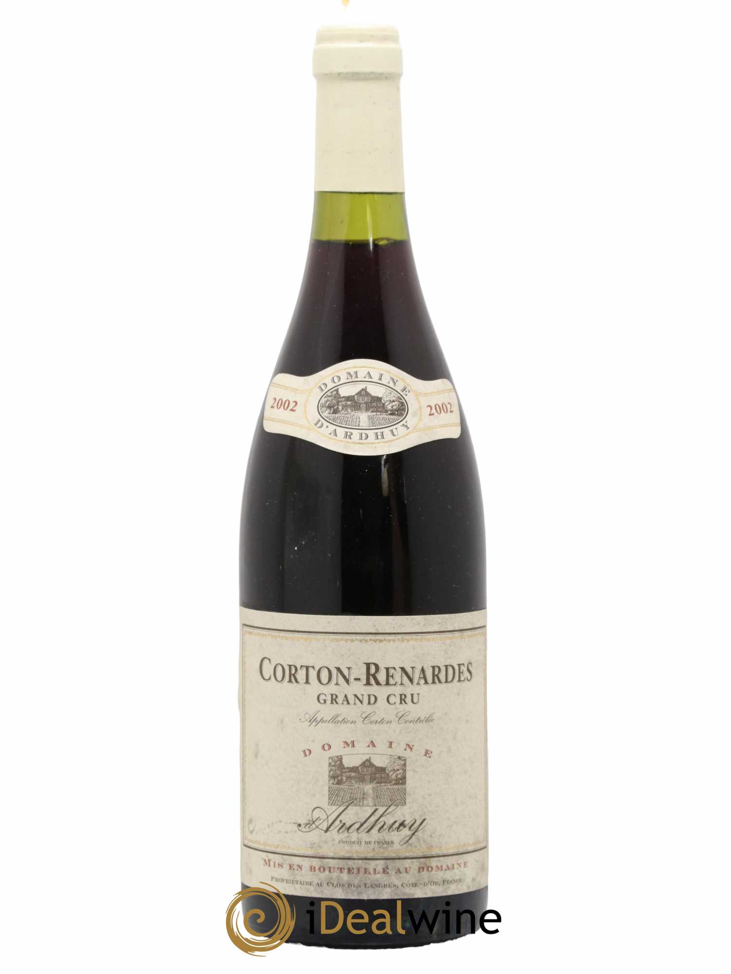 Corton Grand Cru Renardes Ardhuy (Domaine d') 2002 - Lot de 1 bouteille - 0