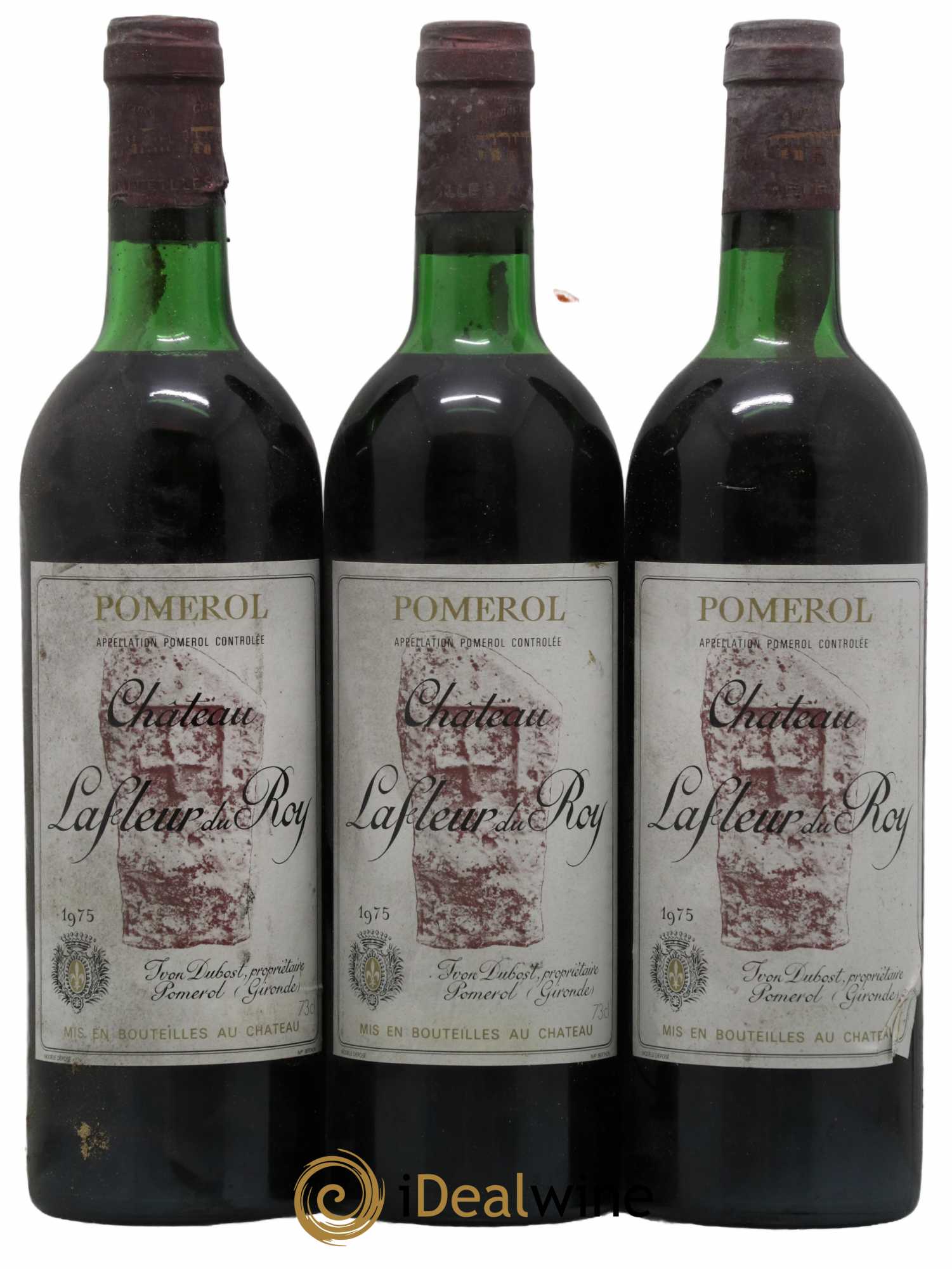 Lafleur du Roy 1975 - Lot de 3 bouteilles - 0