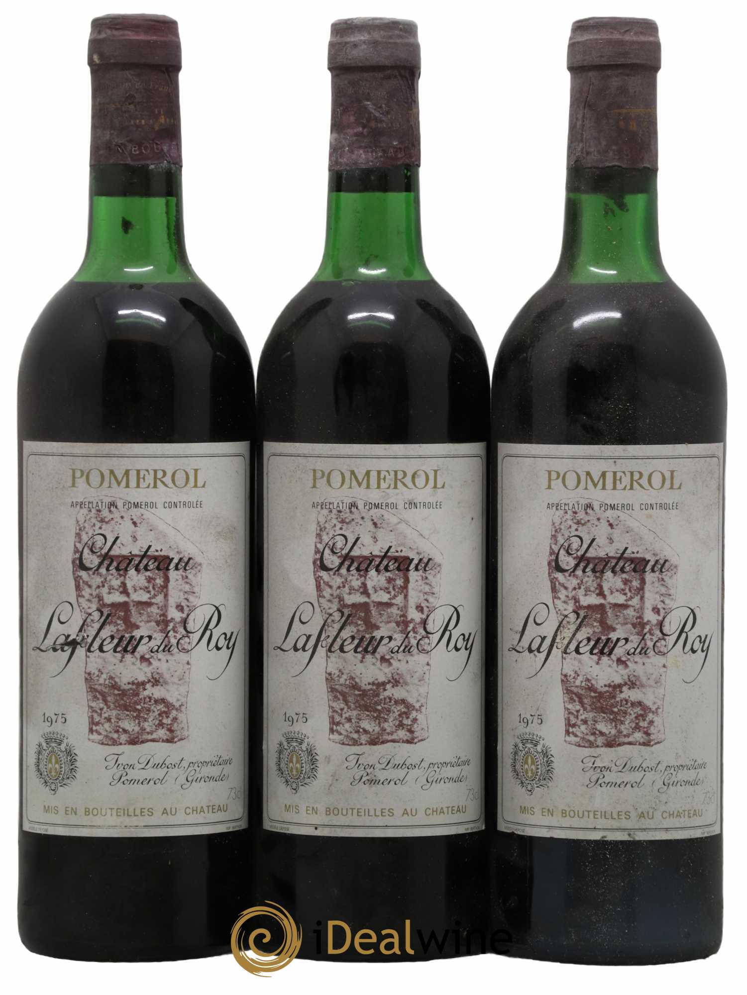 Lafleur du Roy 1975 - Lot de 3 bouteilles - 0