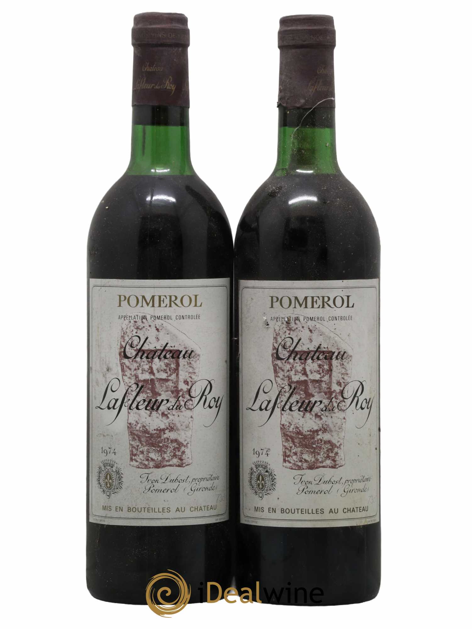 Lafleur du Roy 1974 - Lot de 2 bouteilles - 0