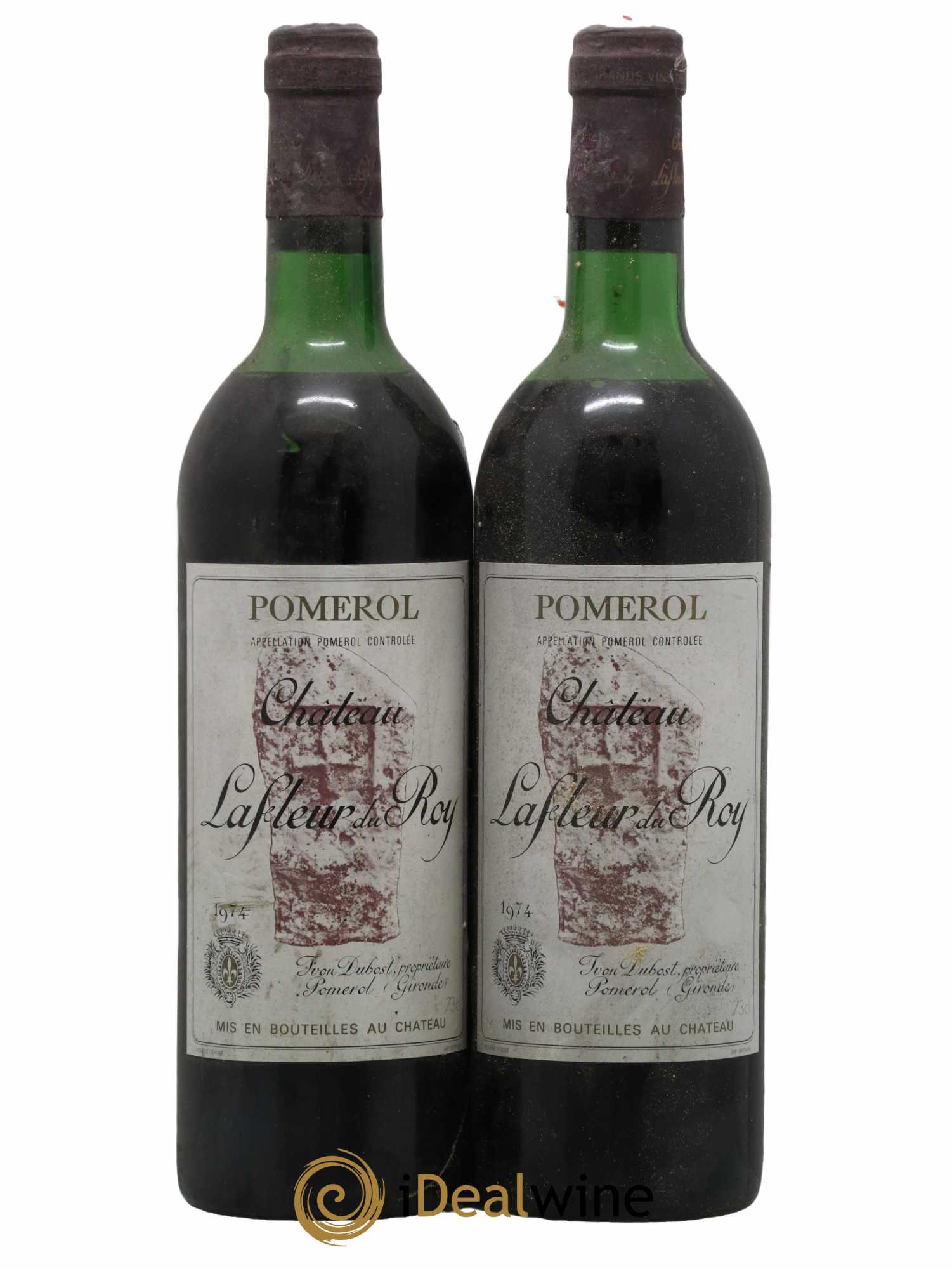 Lafleur du Roy 1974 - Lot de 2 bouteilles - 0