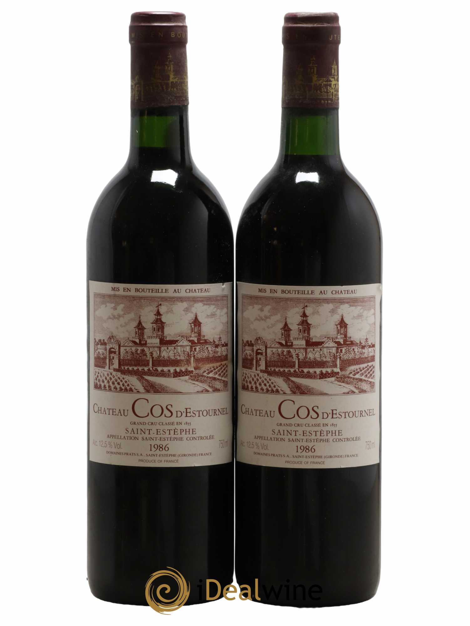 Cos d'Estournel 2ème Grand Cru Classé 1986 - Lot de 2 bouteilles - 0