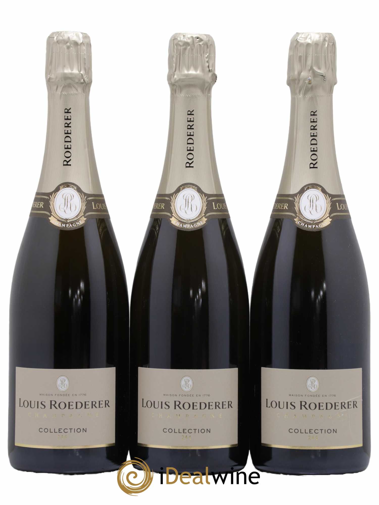 Collection 244 Brut Louis Roederer - Lot de 3 bouteilles - 0