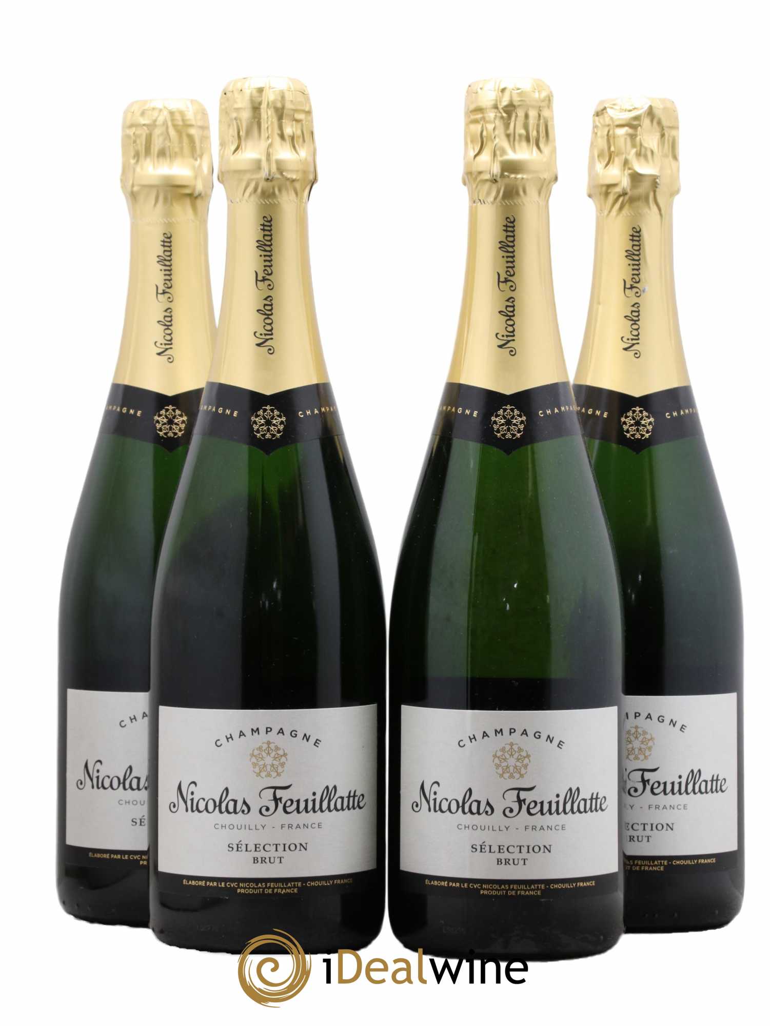 Champagne Nicolas Feuillatte Sélection - Lot de 4 bouteilles - 0
