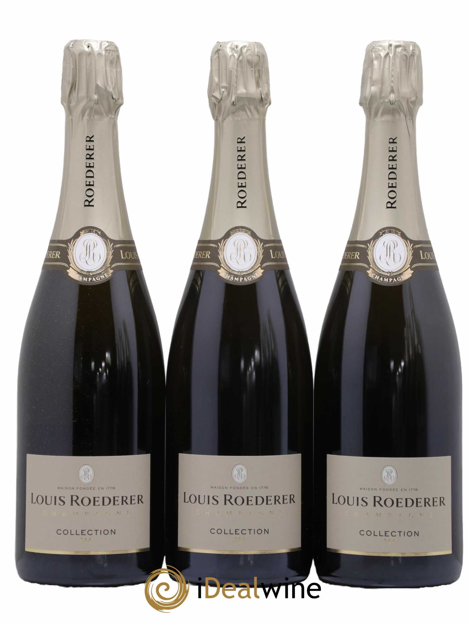 Collection 244 Brut Louis Roederer - Lot de 3 bouteilles - 0