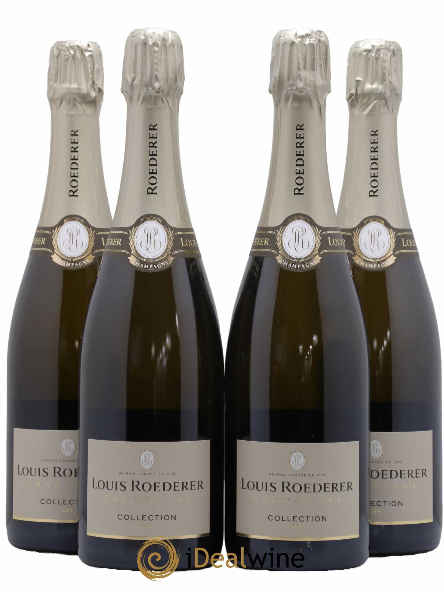 Collection 244 Brut Louis Roederer - Lot de 4 bouteilles - 0