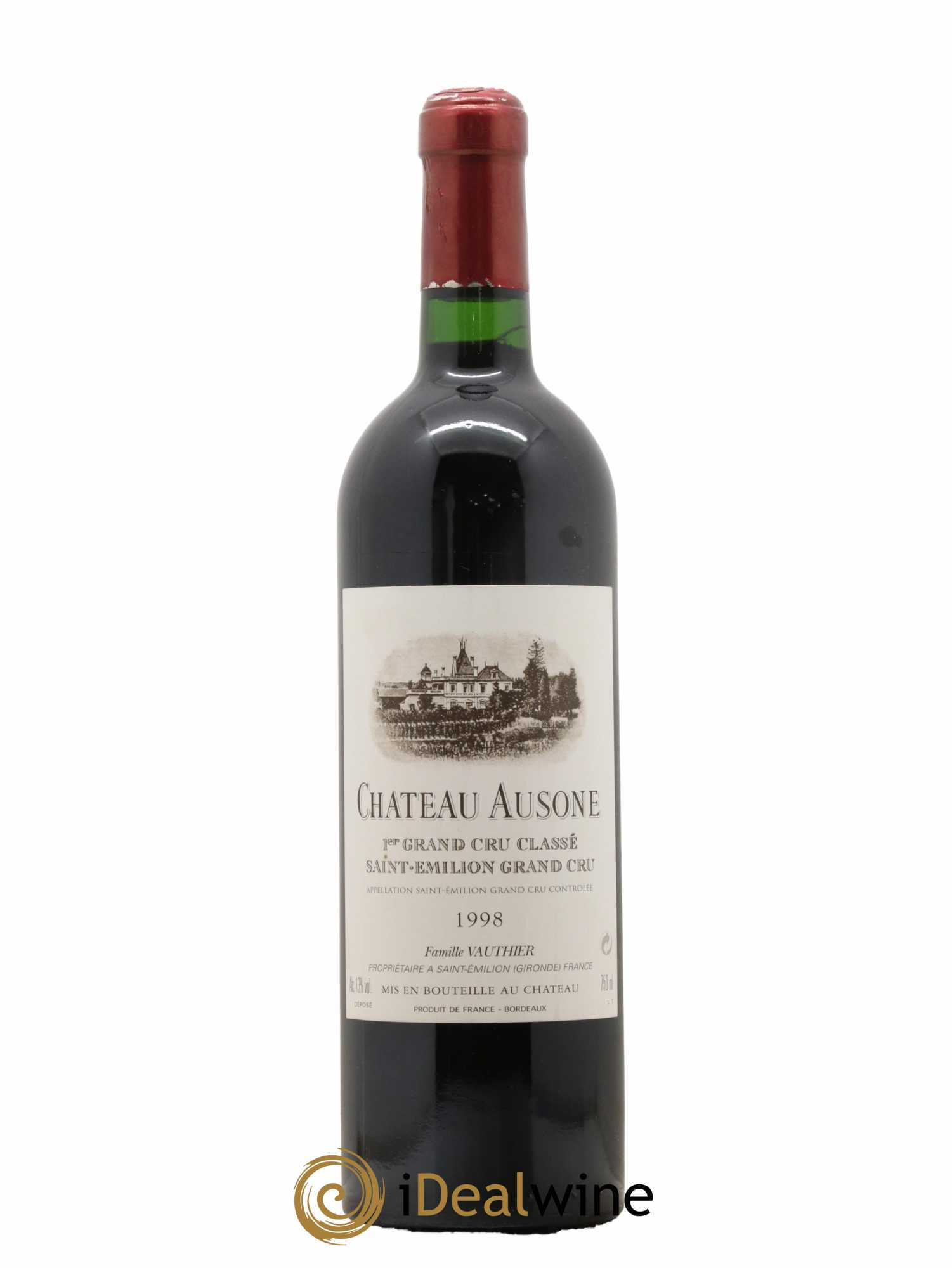 Château Ausone 1er Grand Cru Classé A 1998 - Lot de 1 bouteille - 0