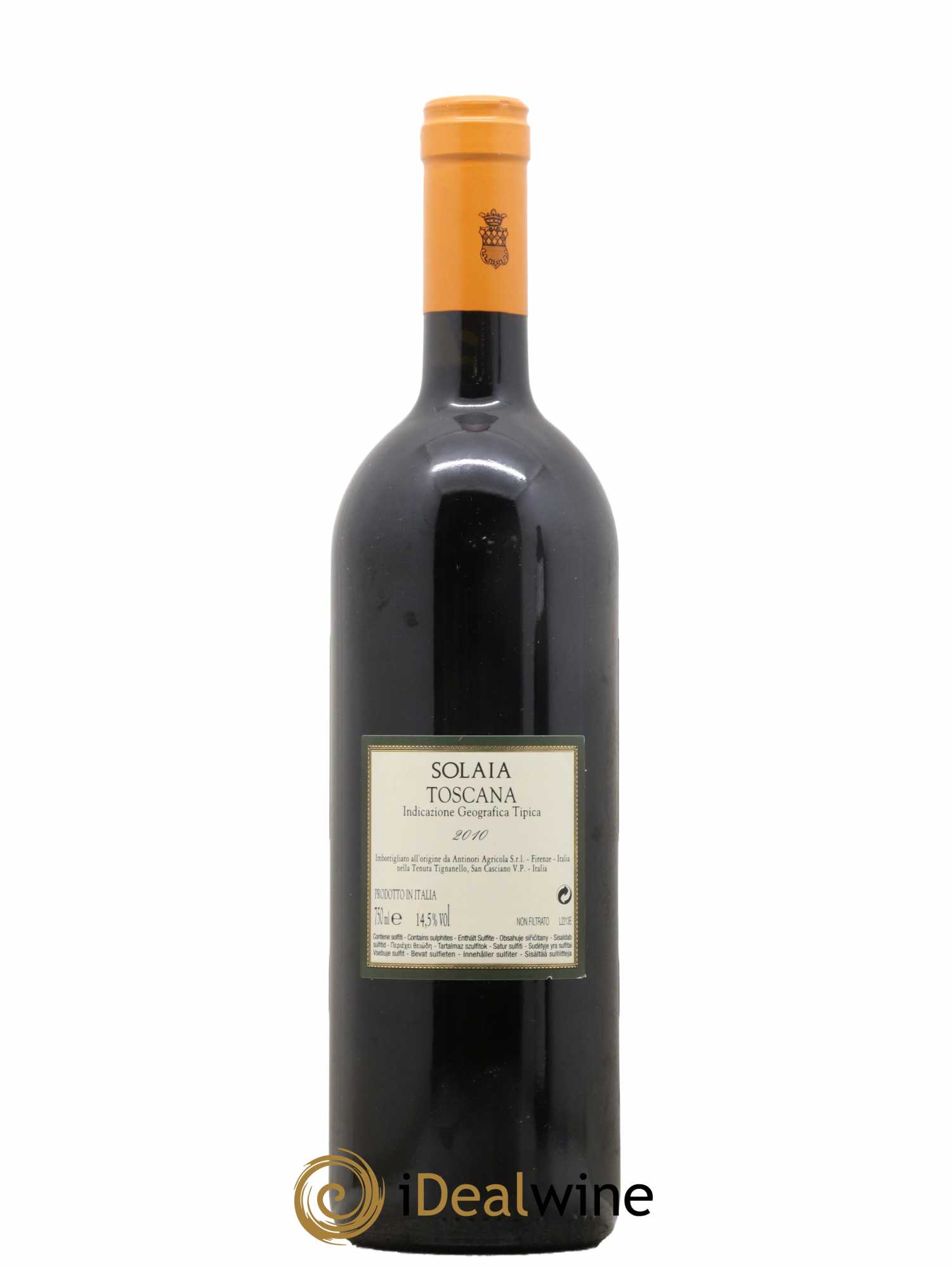 Toscana IGT Solaia Tenuta Tignanello - Marchesi Antinori 2010 - Lotto di 1 bottiglia - 1