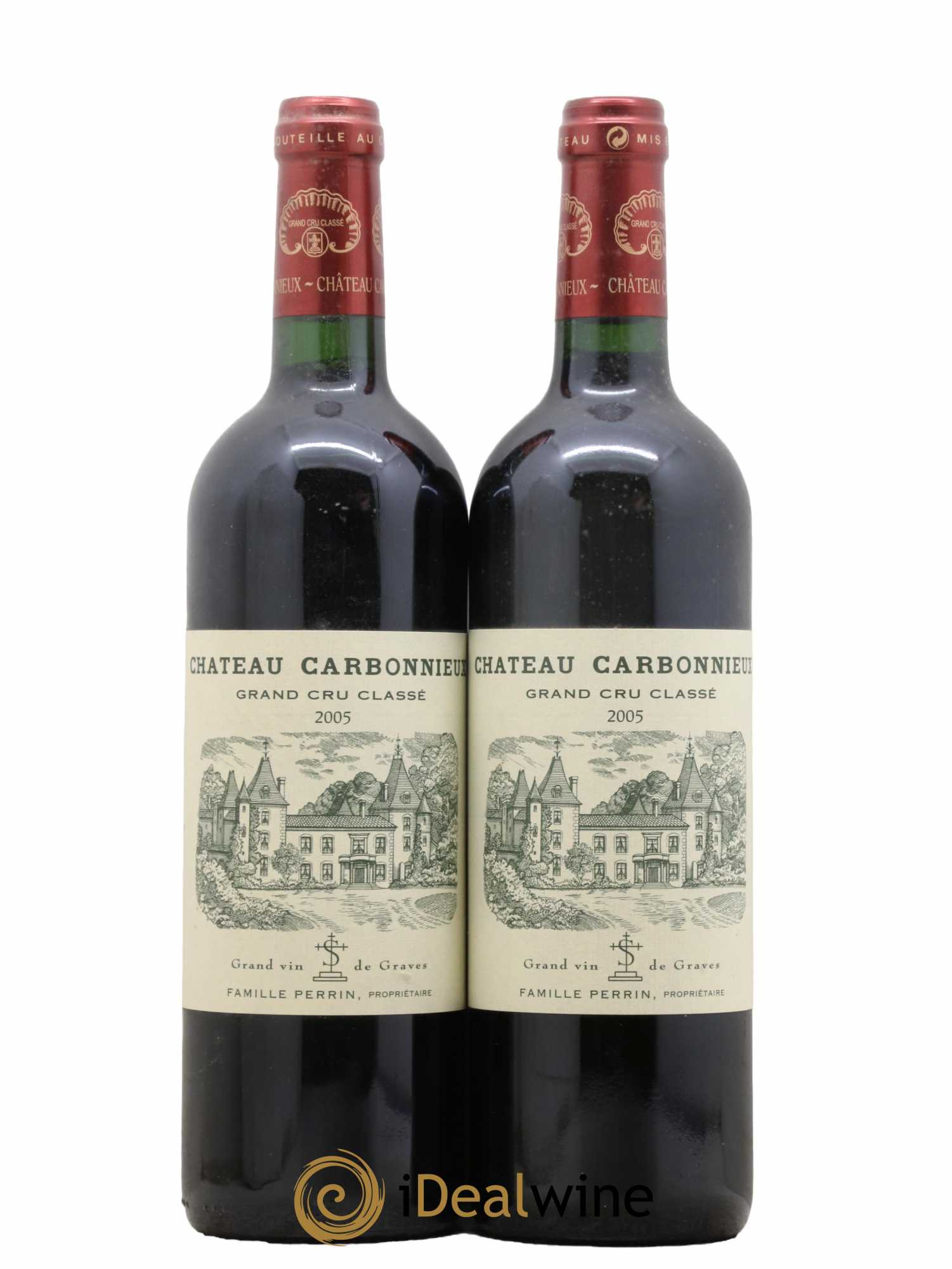 Château Carbonnieux Cru Classé de Graves 2005 - Lot de 2 bouteilles - 0