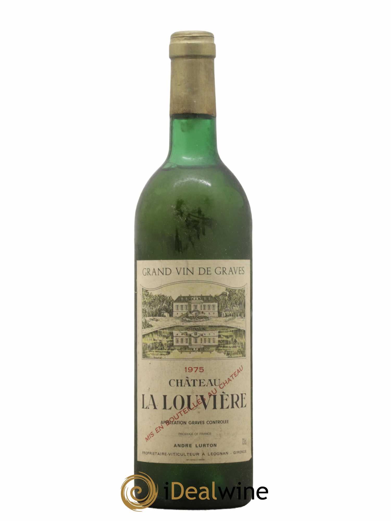 Château la Louvière 1975 - Lot de 1 bouteille - 0
