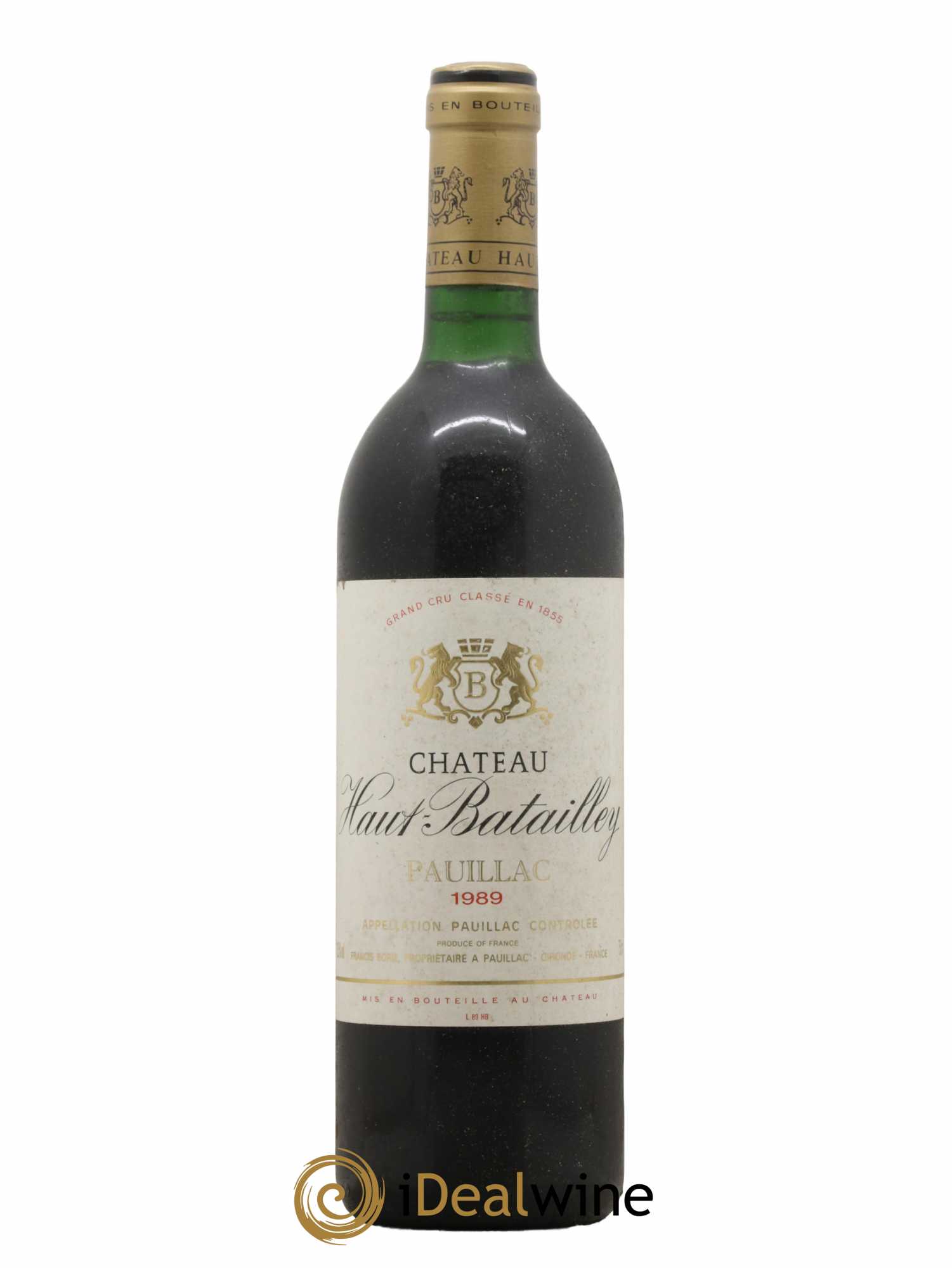 Château Haut Batailley 5ème Grand Cru Classé 1989 - Lot de 1 bouteille - 0