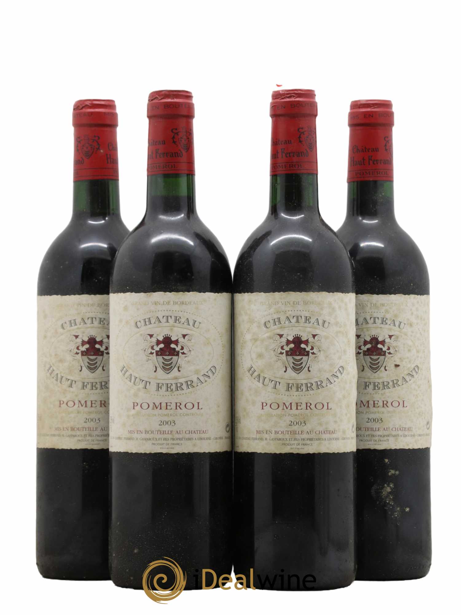 Château Haut Ferrand 2003 - Lot de 4 bouteilles - 0