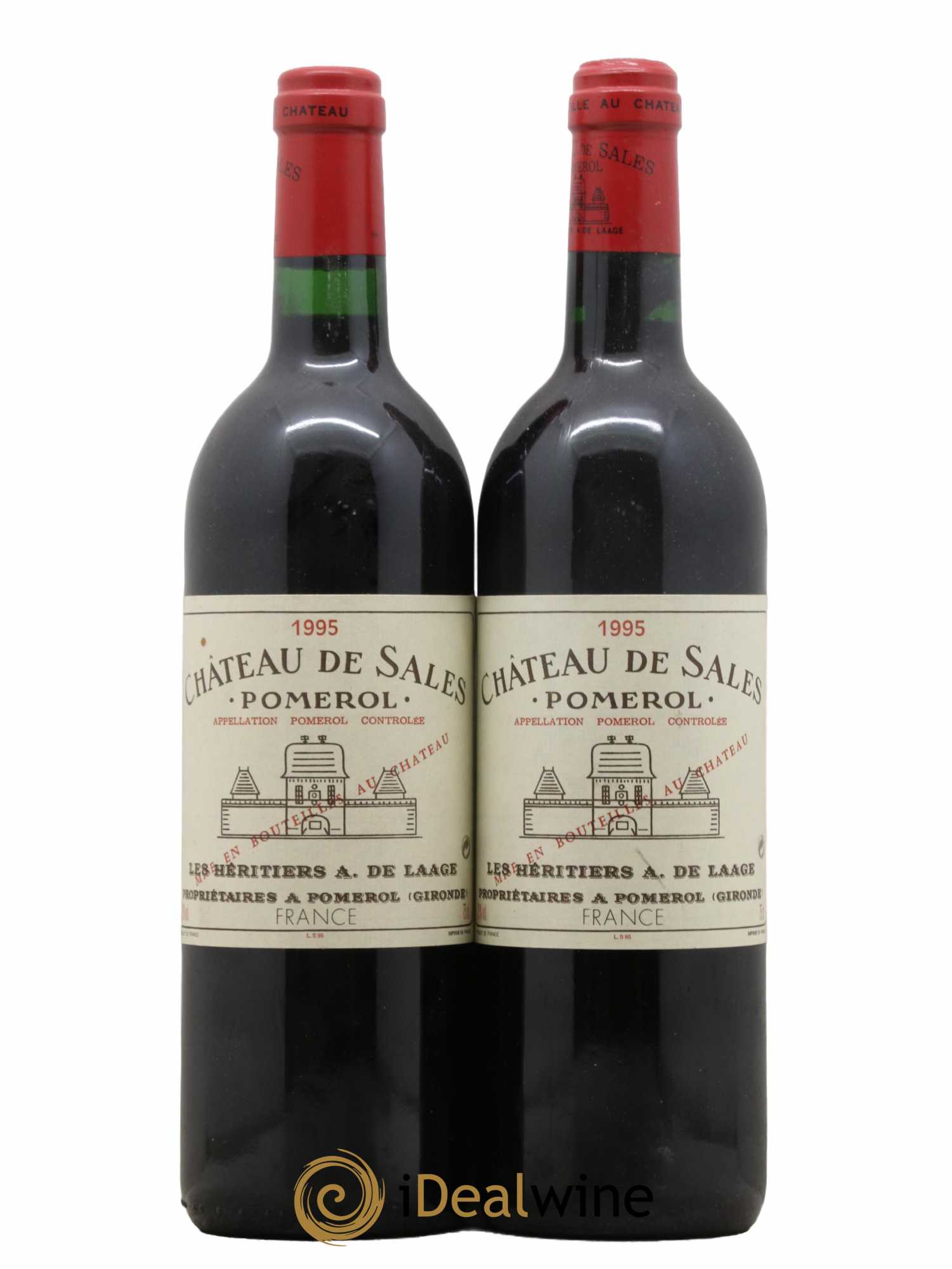 Château de Sales 1995 - Lot de 2 bouteilles - 0