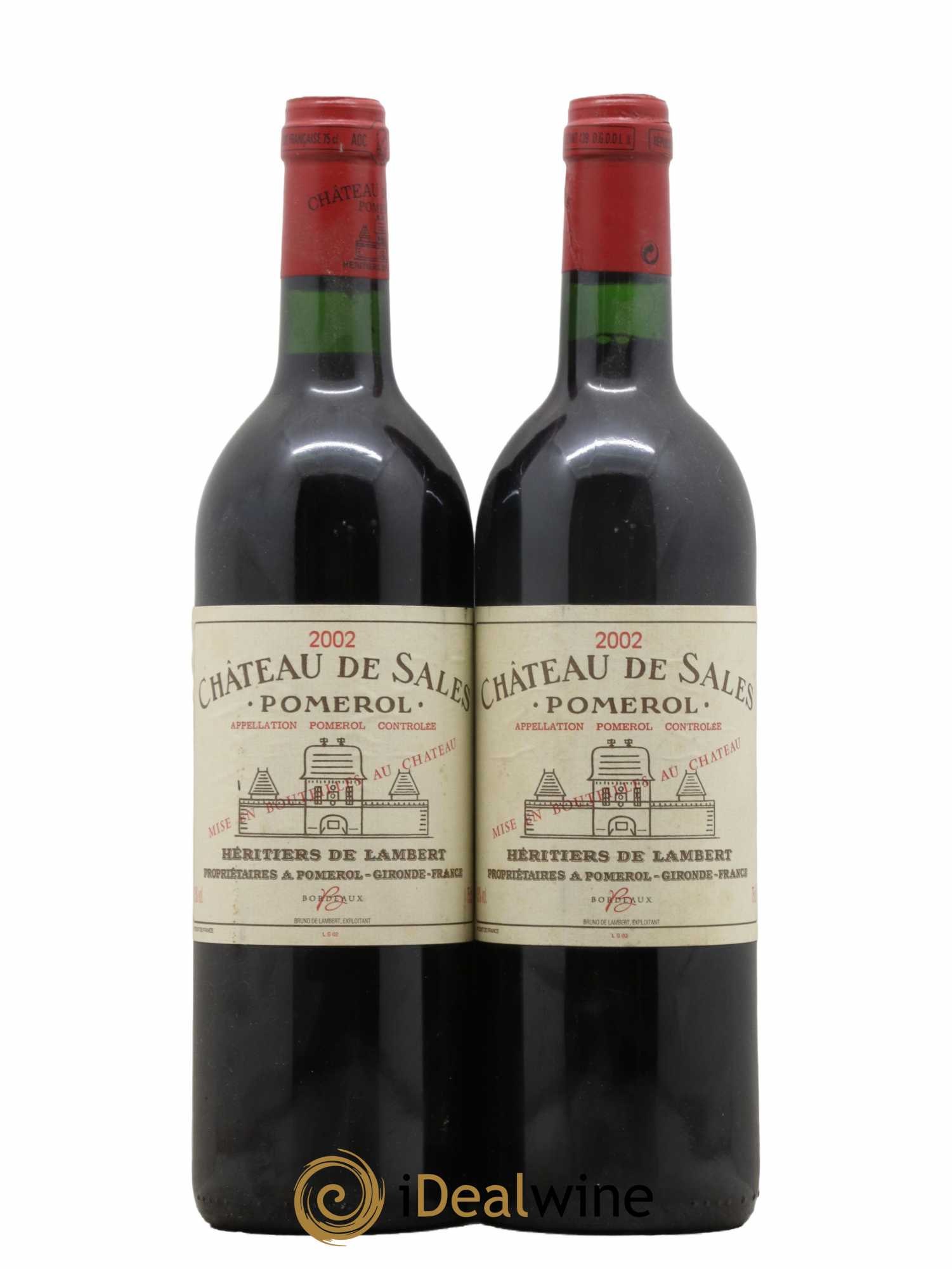 Château de Sales 2002 - Lot de 2 bouteilles - 0