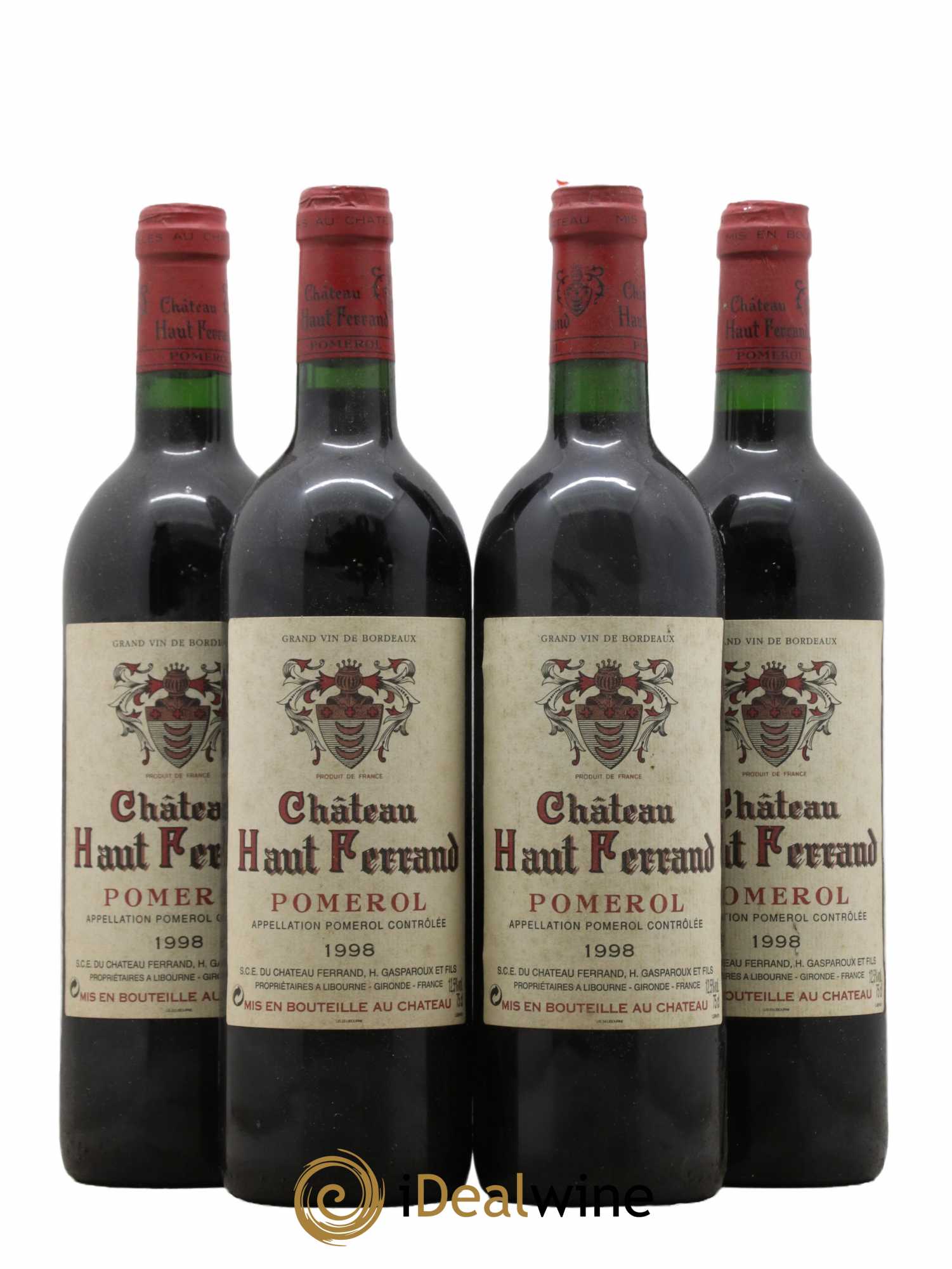 Château Haut Ferrand 1998 - Lot de 4 bouteilles - 0