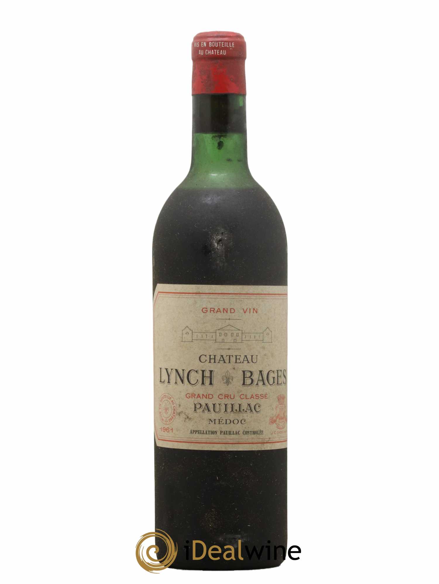 Château Lynch Bages 5ème Grand Cru Classé 1961 - Lot de 1 bouteille - 0