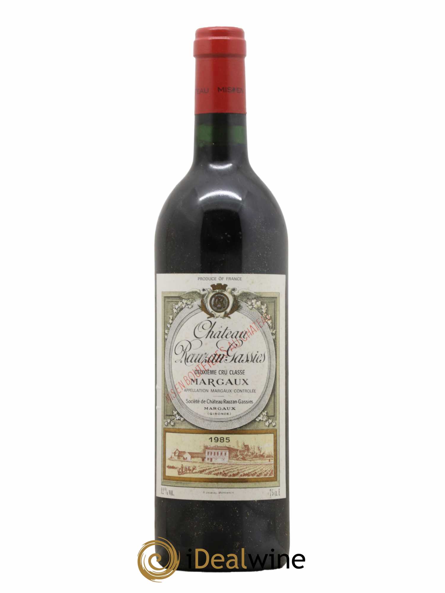 Château Rauzan-Gassies 2ème Grand Cru Classé 1985 - Lot de 1 bouteille - 0