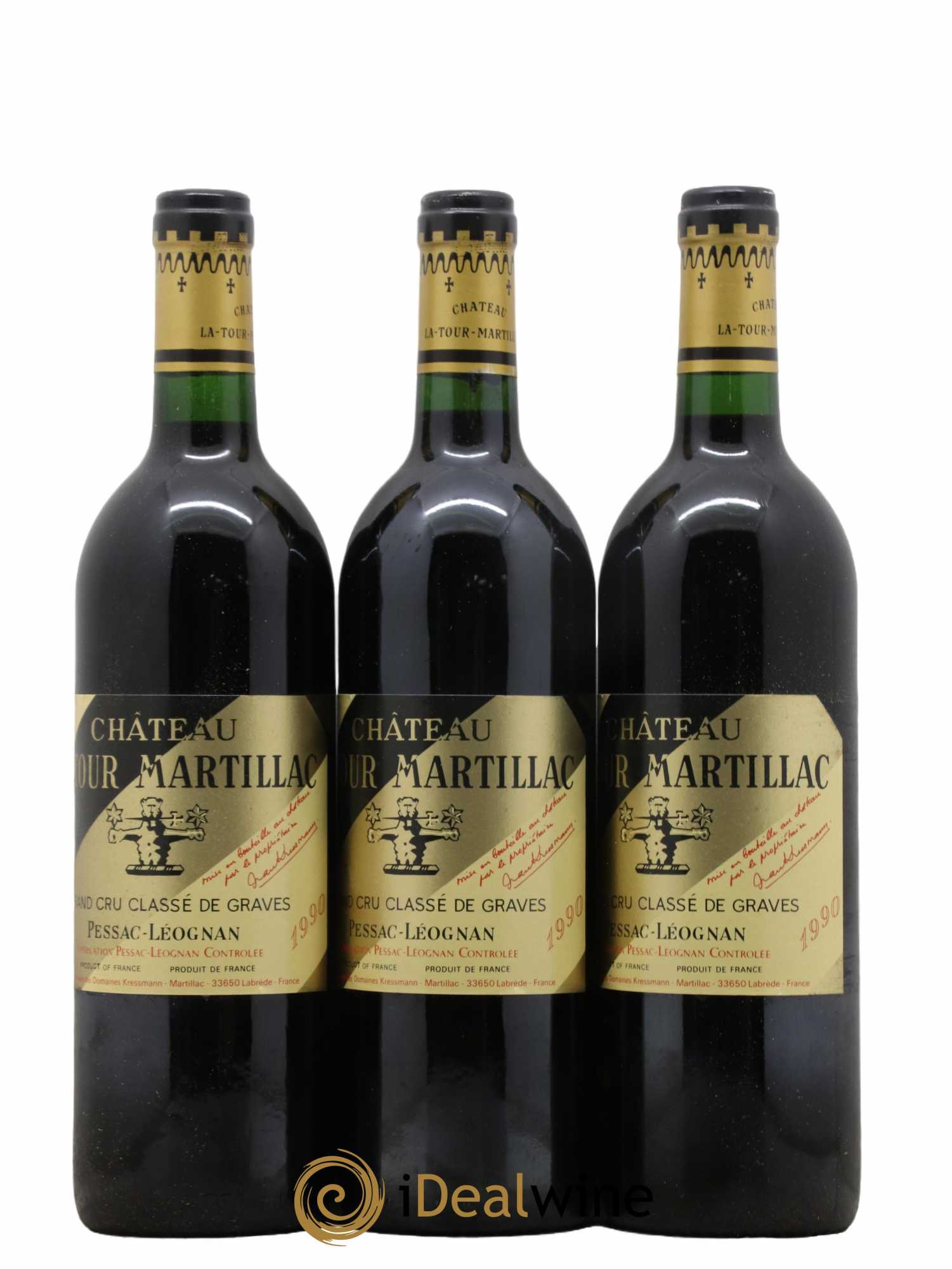 Château Latour-Martillac Cru Classé de Graves 1990 - Lot de 12 bouteilles - 2