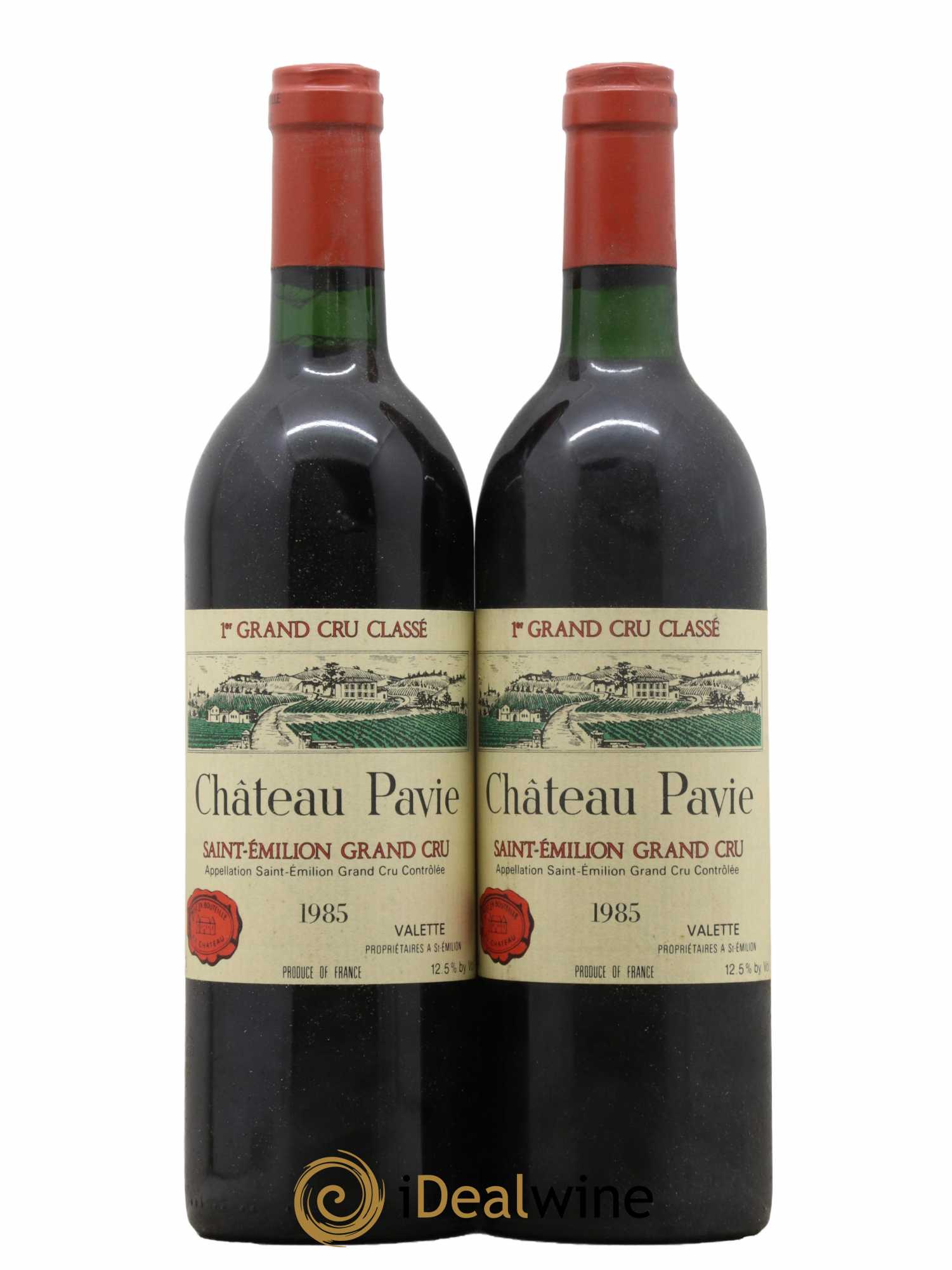 Château Pavie 1er Grand Cru Classé A 1985 - Lot de 2 bouteilles - 0