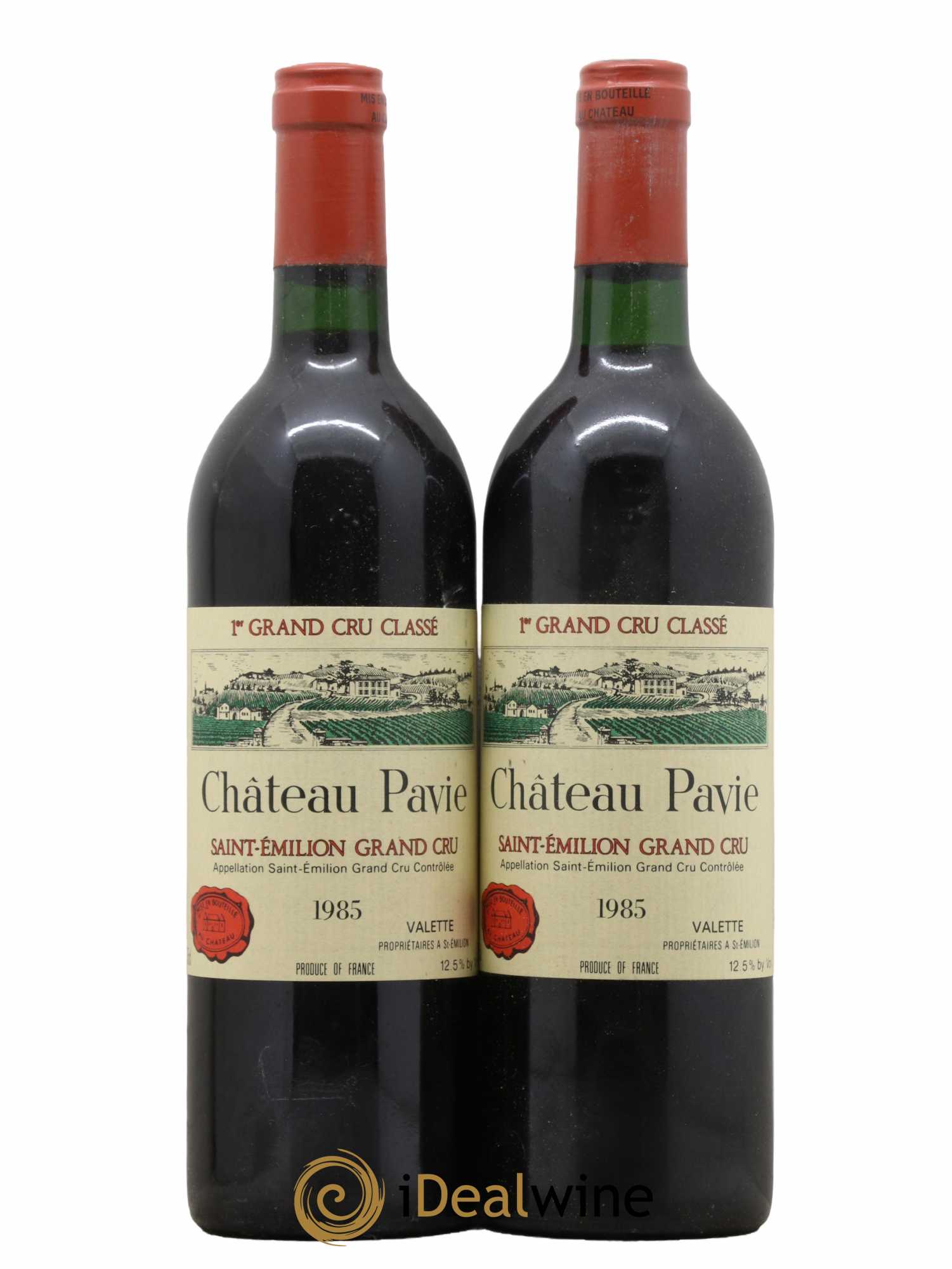 Château Pavie 1er Grand Cru Classé A 1985 - Lot de 2 bouteilles - 0