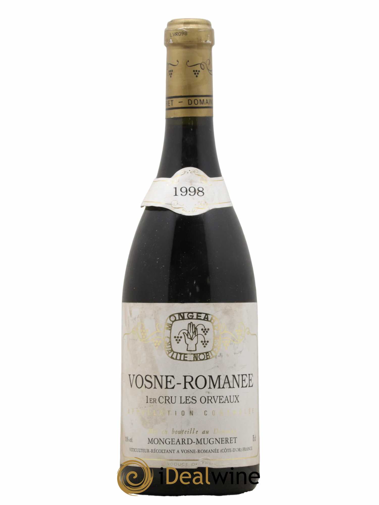 Vosne-Romanée 1er Cru En Orveaux Mongeard-Mugneret (Domaine) 1998 - Lot de 1 bouteille - 0