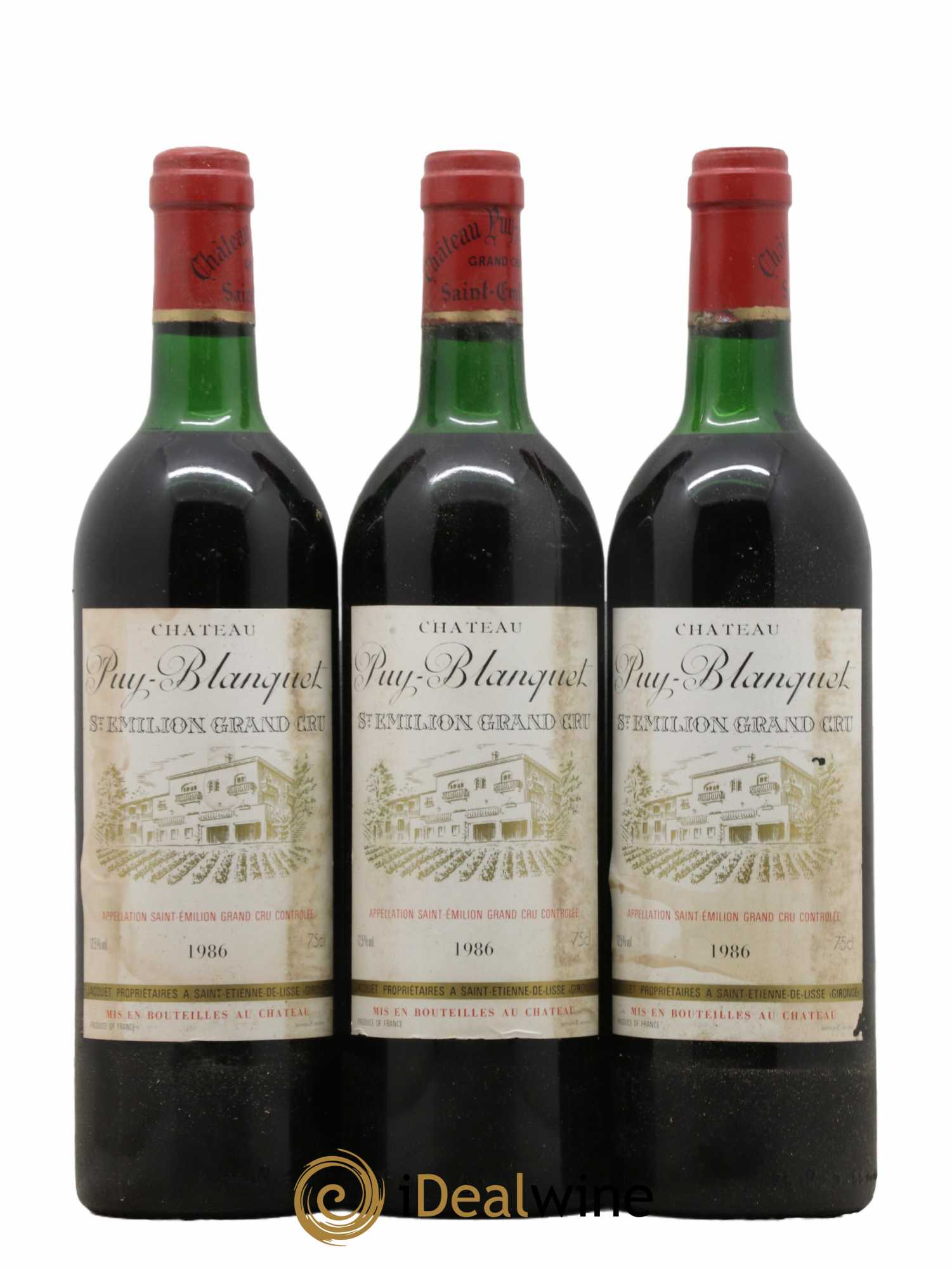 Château Puy Blanquet 1986 - Lot de 12 bouteilles - 2
