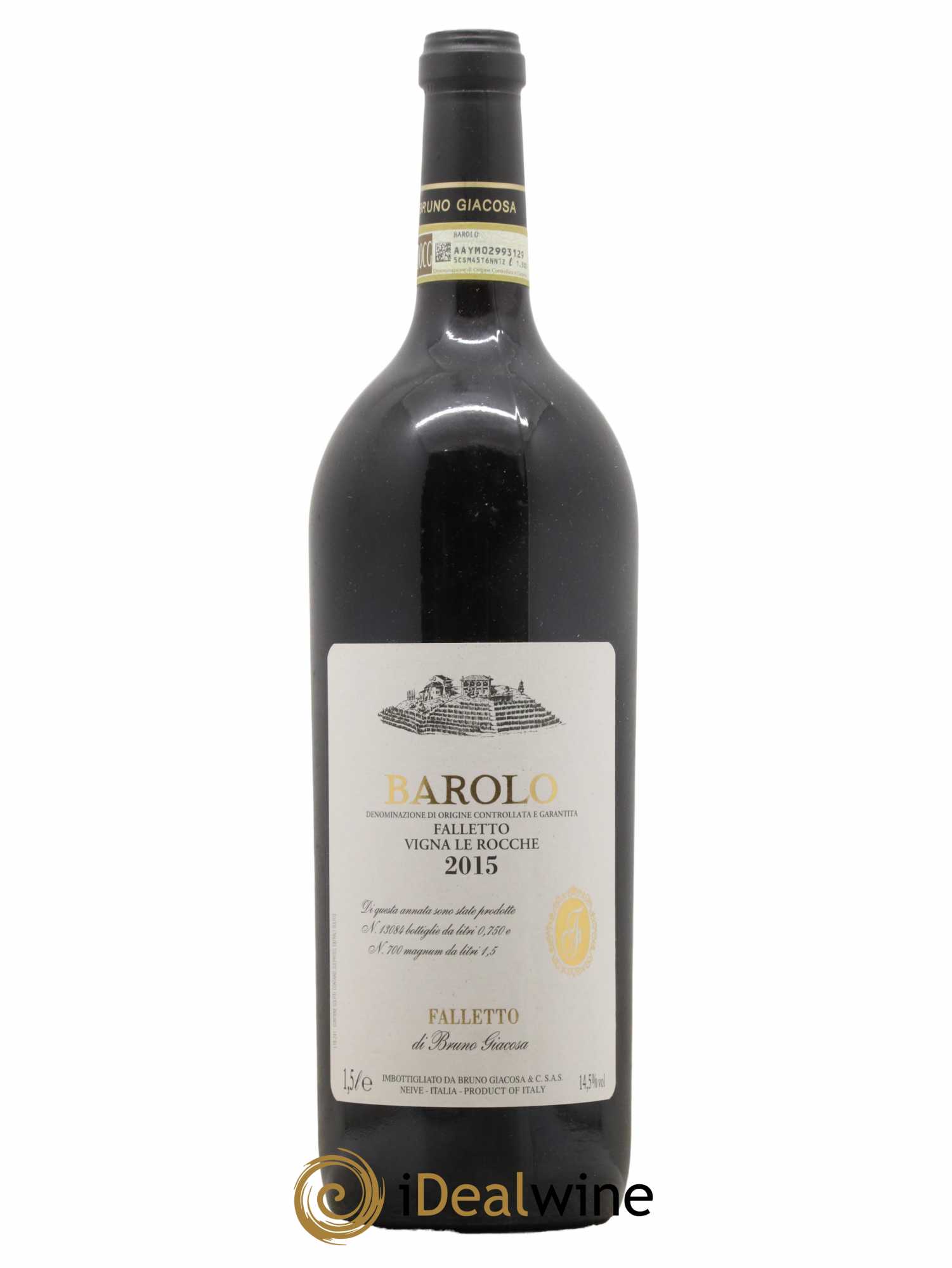 Barolo DOCG Vigna le Rocche Azienda Agricola Falletto di Bruno Giacosa 2015 - Lot de 1 magnum - 0