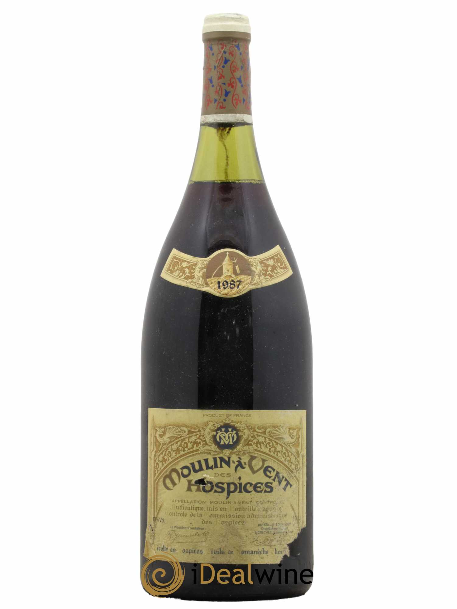 Moulin-à-Vent Des Hospices de Romanèche Thorins 1987 - Lot de 1 magnum - 0