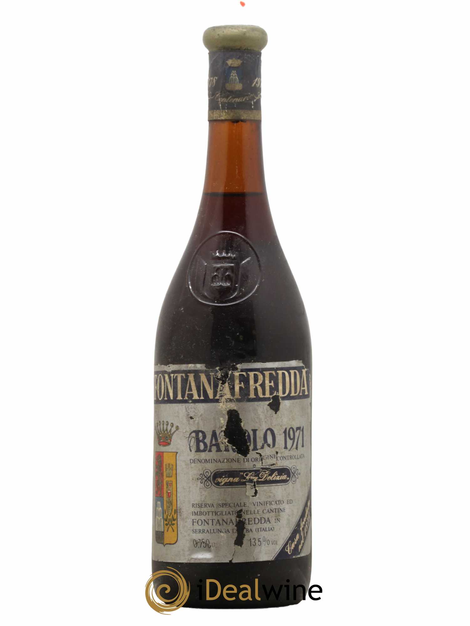 Barolo Fontanafredda Vigna la Delizia 1971 - Lot de 1 bouteille - 0