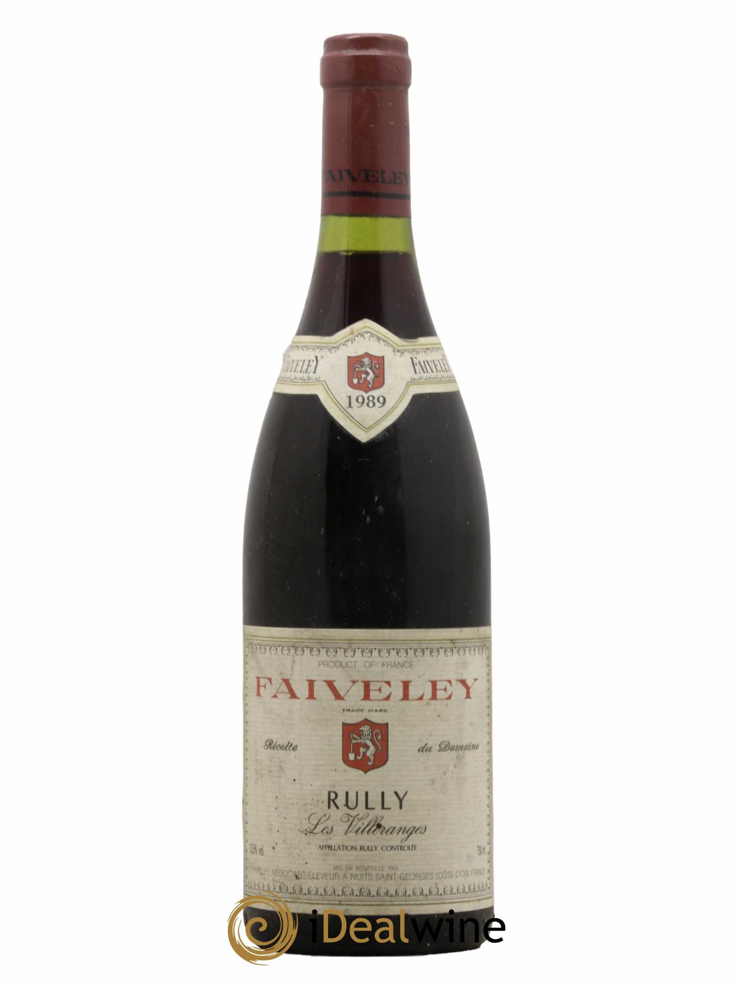 Rully Les Villeranges Domaine Faiveley 1989 - Lot de 1 bouteille - 0
