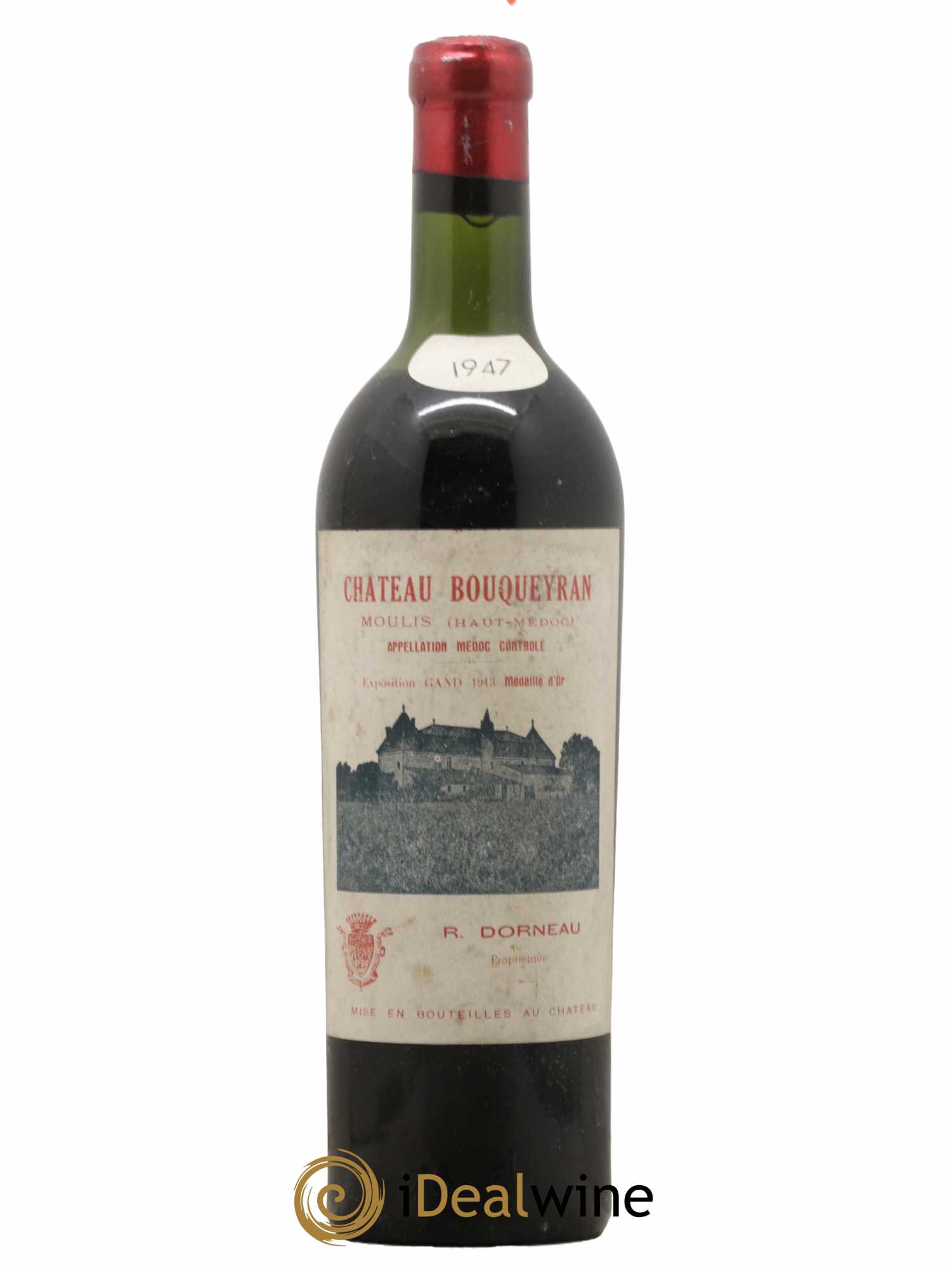 Moulis en Médoc Château Bouqueyran 1947 - Lot de 1 bouteille - 0