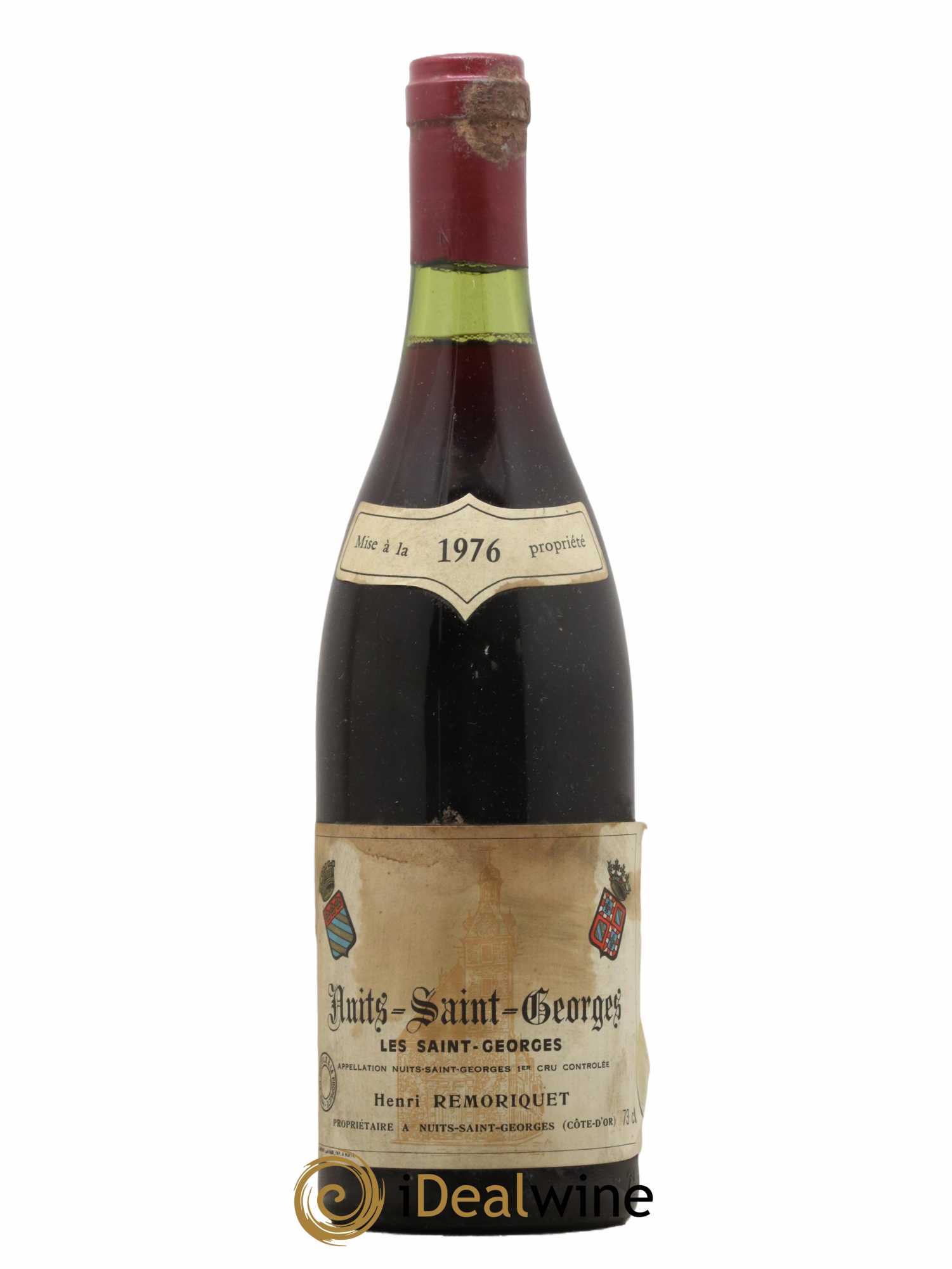 Nuits-Saint-Georges 1er Cru Les Saints Georges Gilles Remoriquet 1976 - Lot de 1 bouteille - 0
