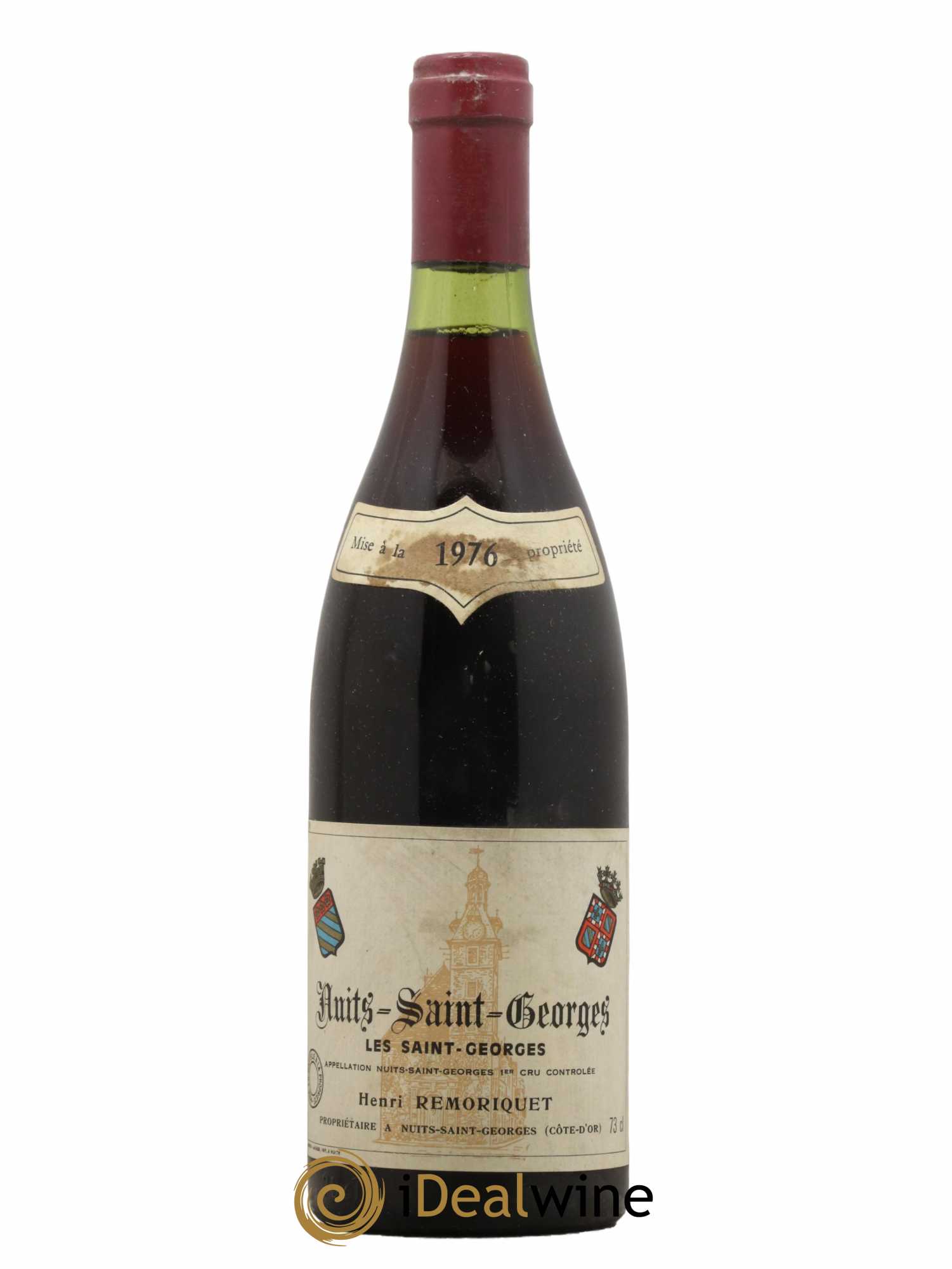 Nuits-Saint-Georges 1er Cru Les Saints Georges Gilles Remoriquet 1976 - Lot de 1 bouteille - 0