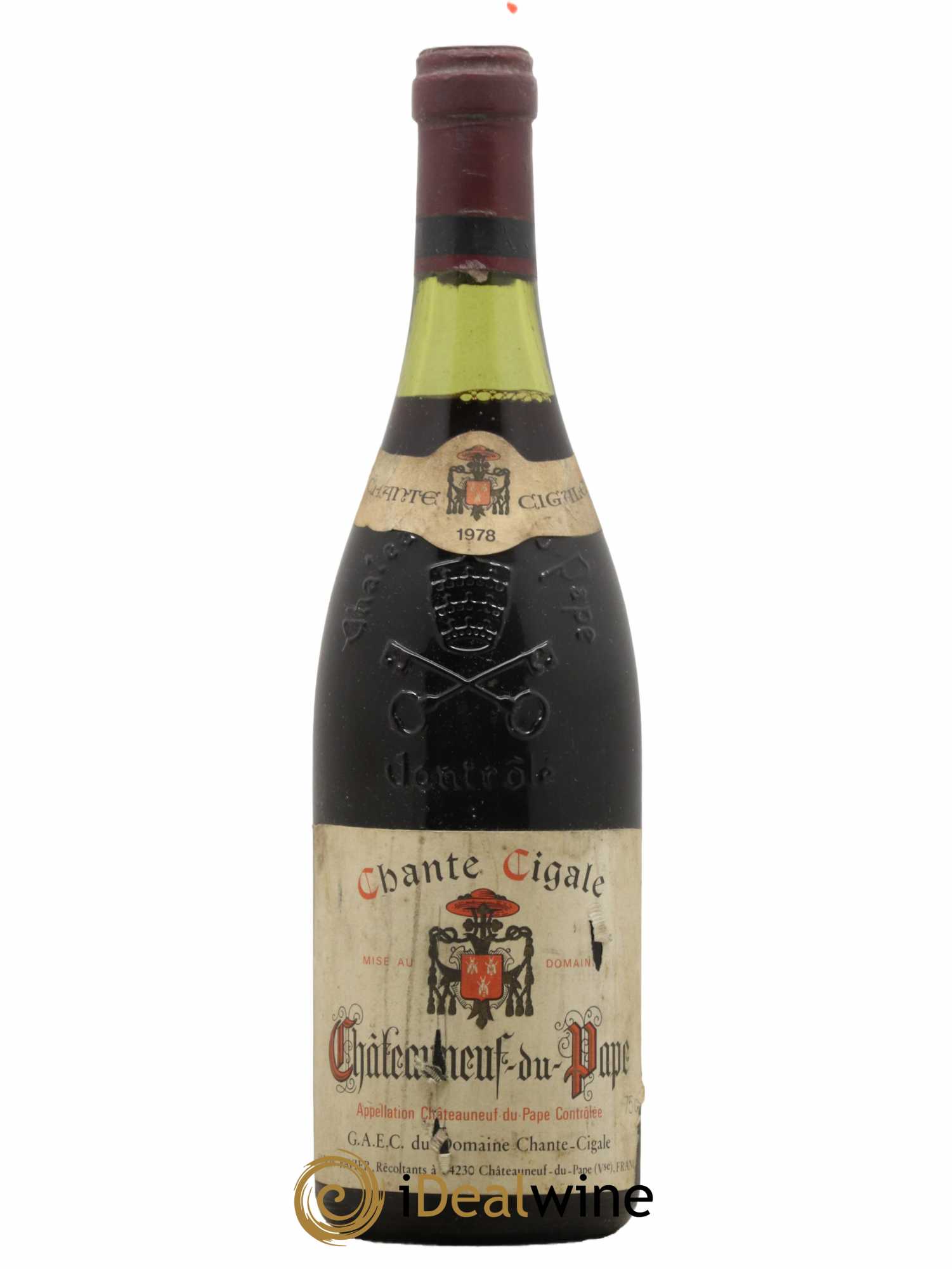 Châteauneuf-du-Pape Domaine Chante Cigale 1978 - Lot de 1 bouteille - 0